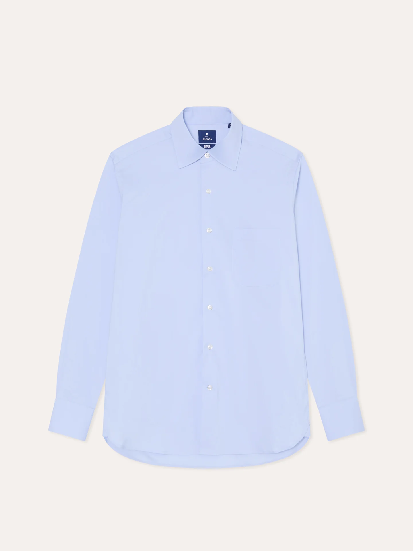 Regular Fit Performance Poplin Shirt with Oxford Collar - Image 8