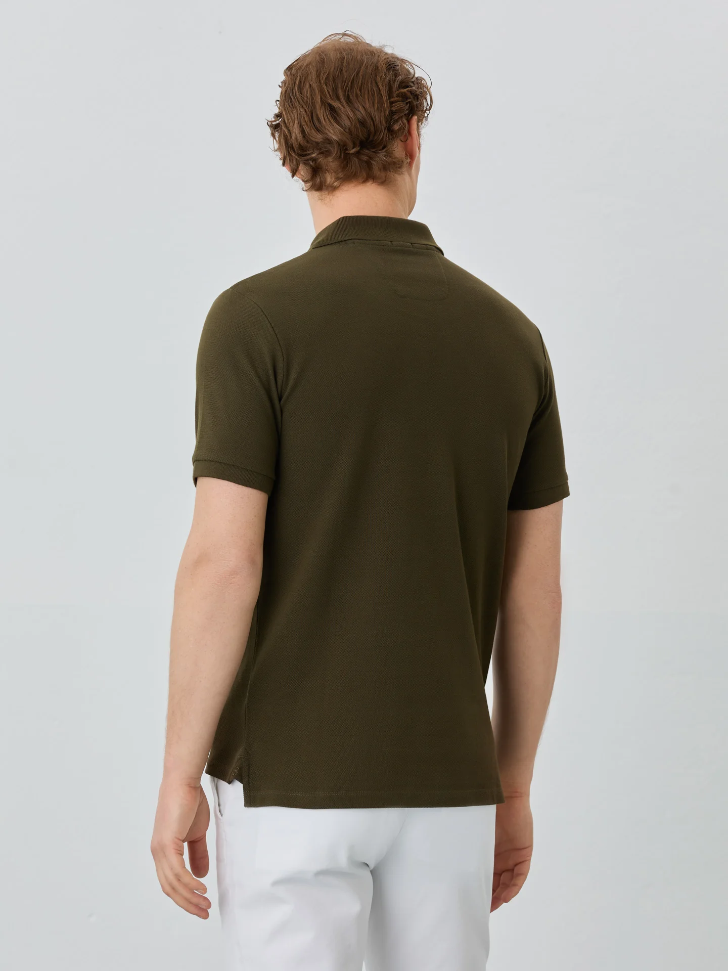 Regular Fit Piqué Polo With Logo Embroidery In 100% BCI Cotton - Image 19