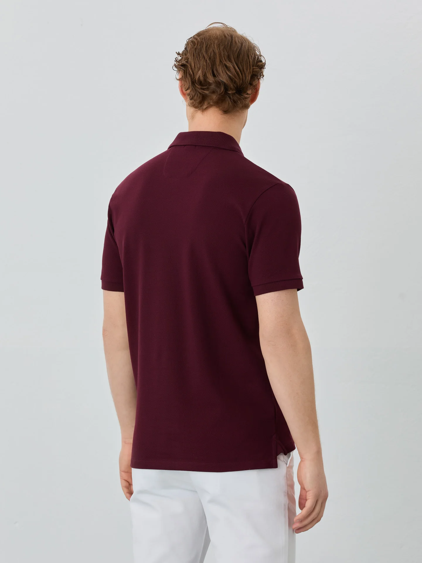 Regular Fit Piqué Polo With Logo Embroidery In 100% BCI Cotton - Image 37