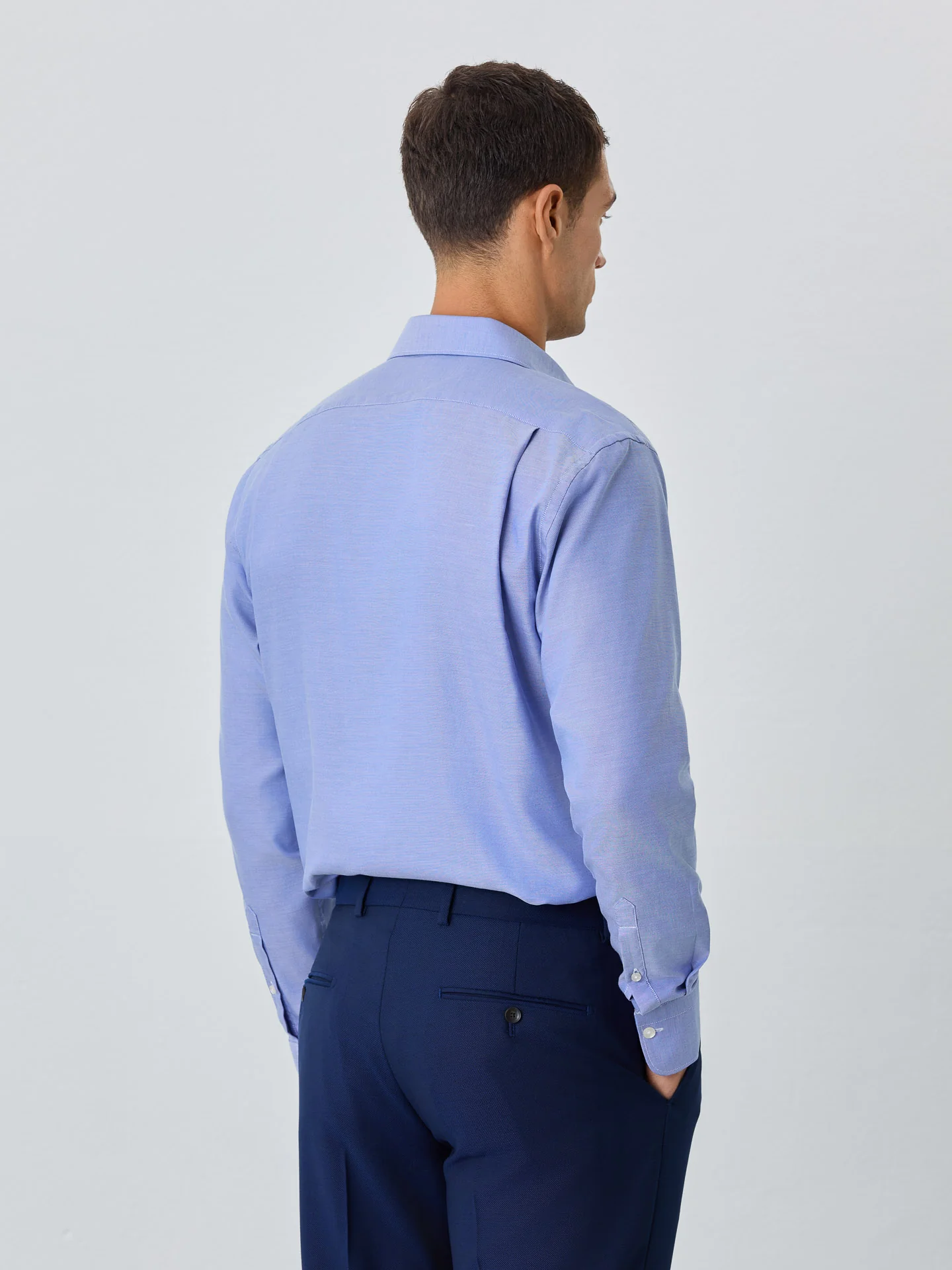 Regular Fit Shirt With Oxford Collar In Cotton - Image 3