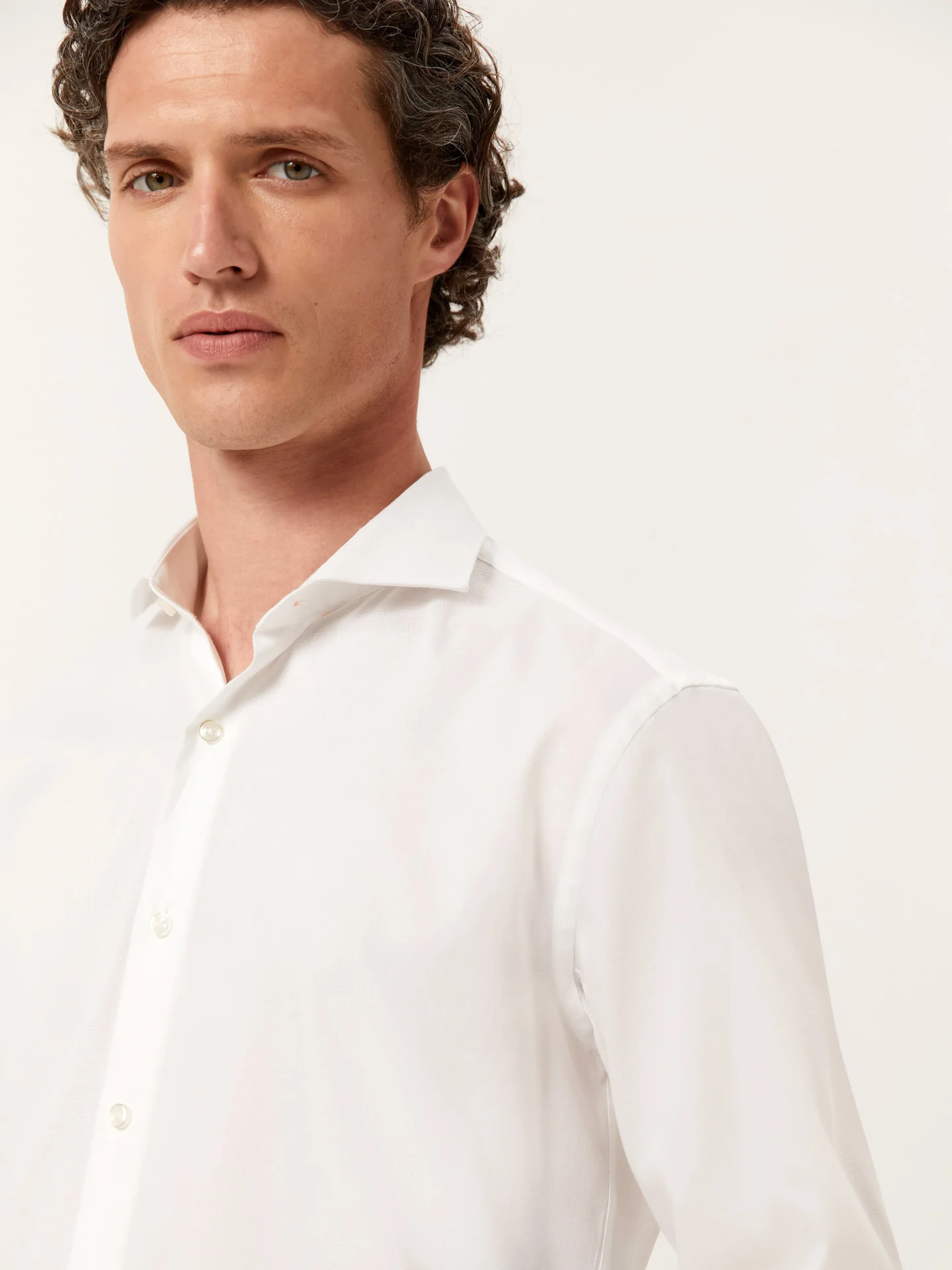 Regular Fit Textured Shirt with Dublin Collar - Image 2