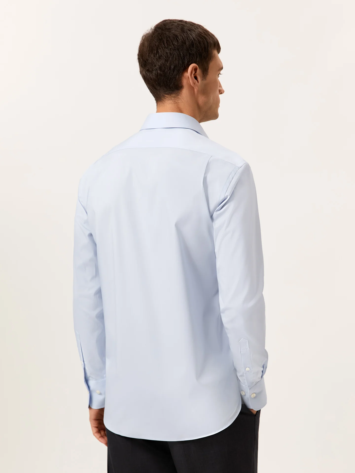 Regular Fit Travel Poplin Shirt in Comfort Cotton - Image 3