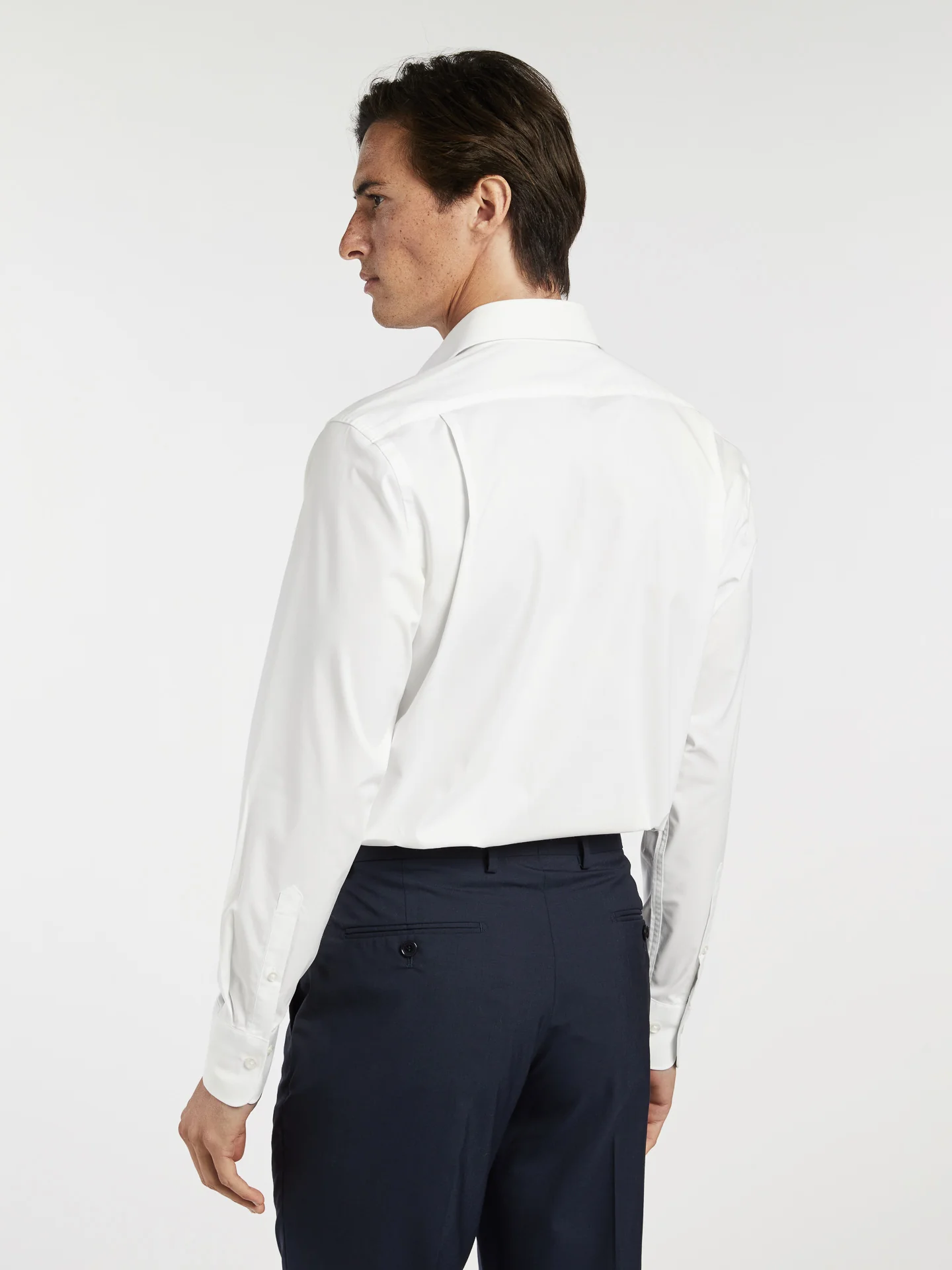 Regular Fit Travel Poplin Shirt in Comfort Cotton - Image 3