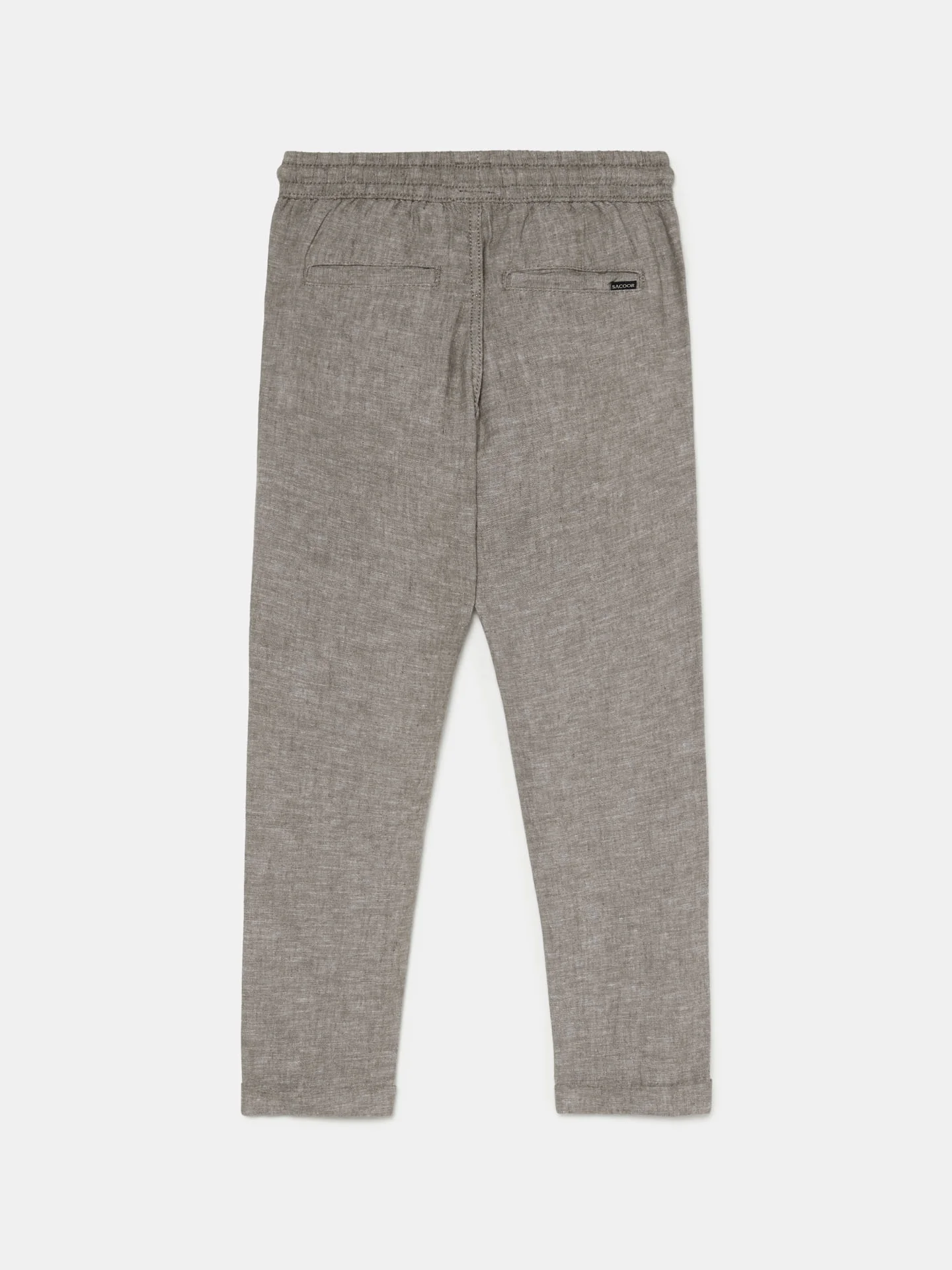Relaxed Linen Chino Trousers - Image 2