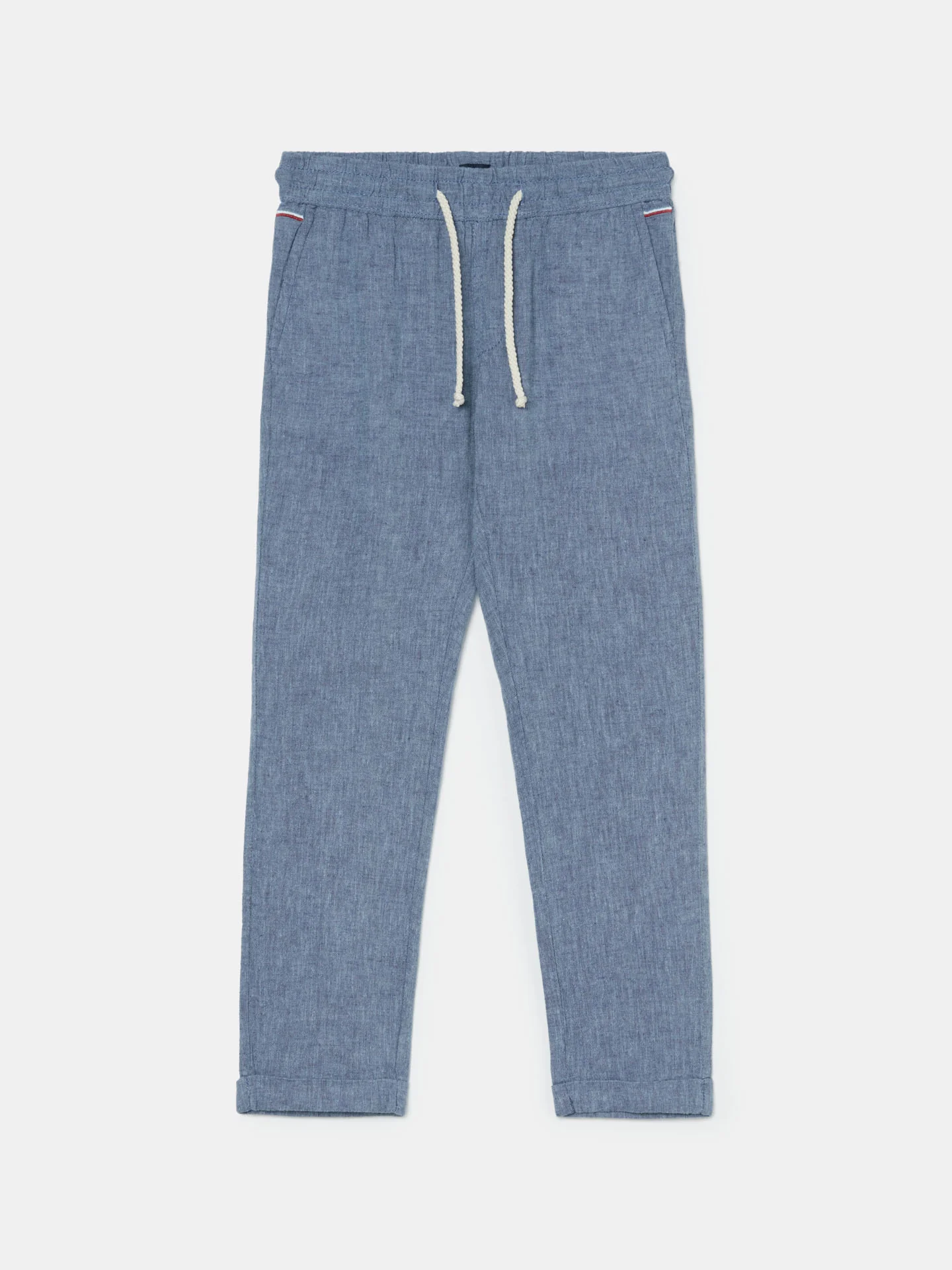 Relaxed Linen Chino Trousers - Image 4
