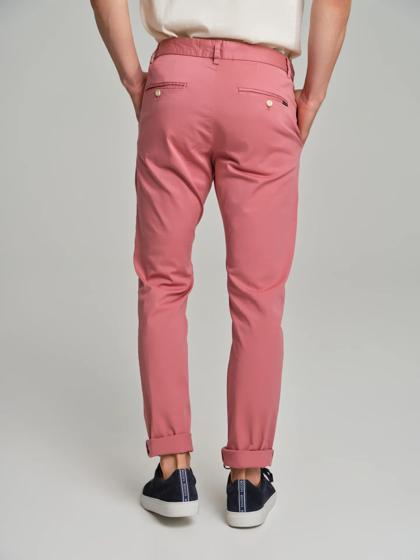 Respekt' Organic Cotton garment dye chino trousers - Image 10