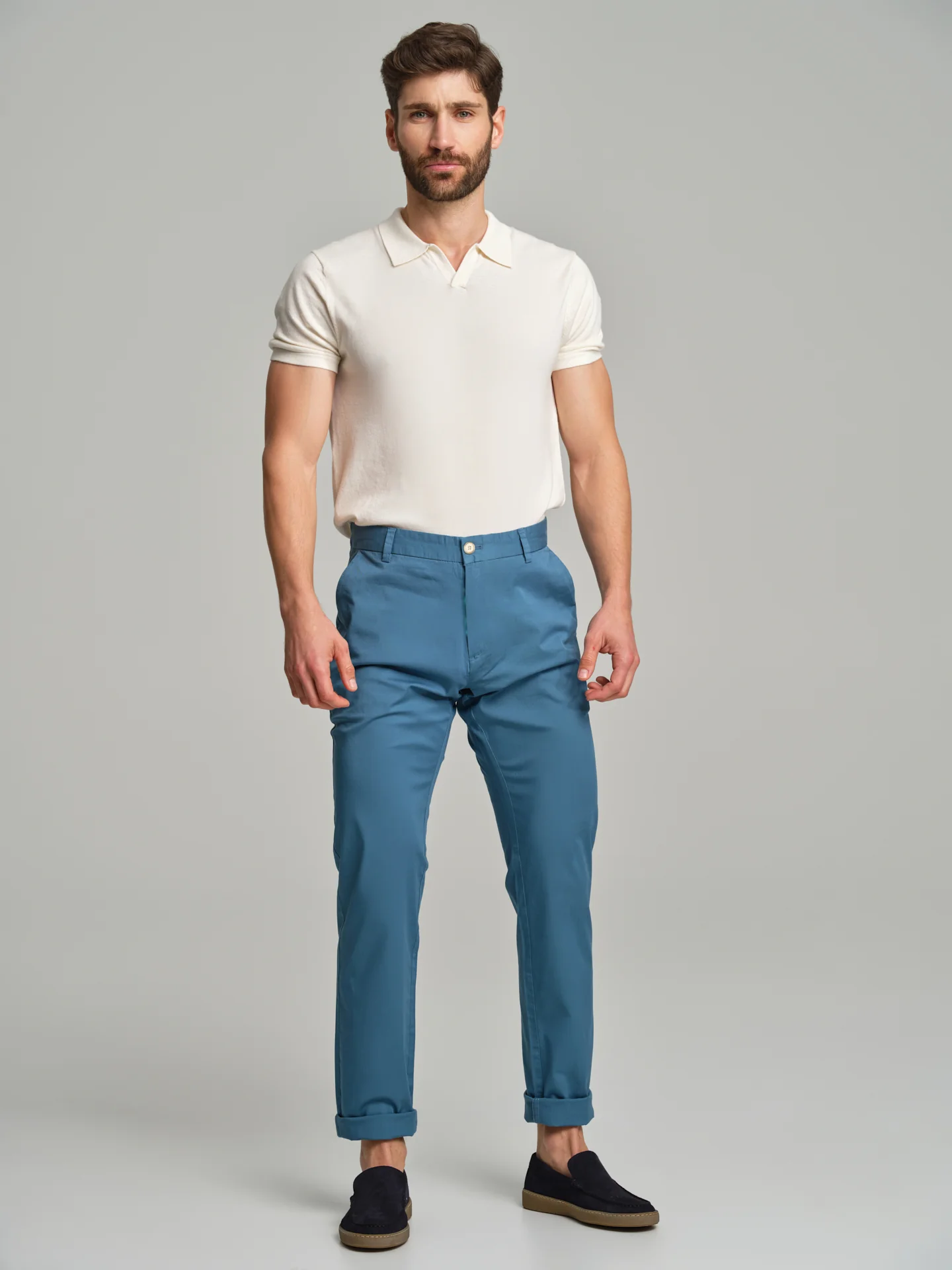 Respekt' Organic Cotton garment dye chino trousers - Image 11