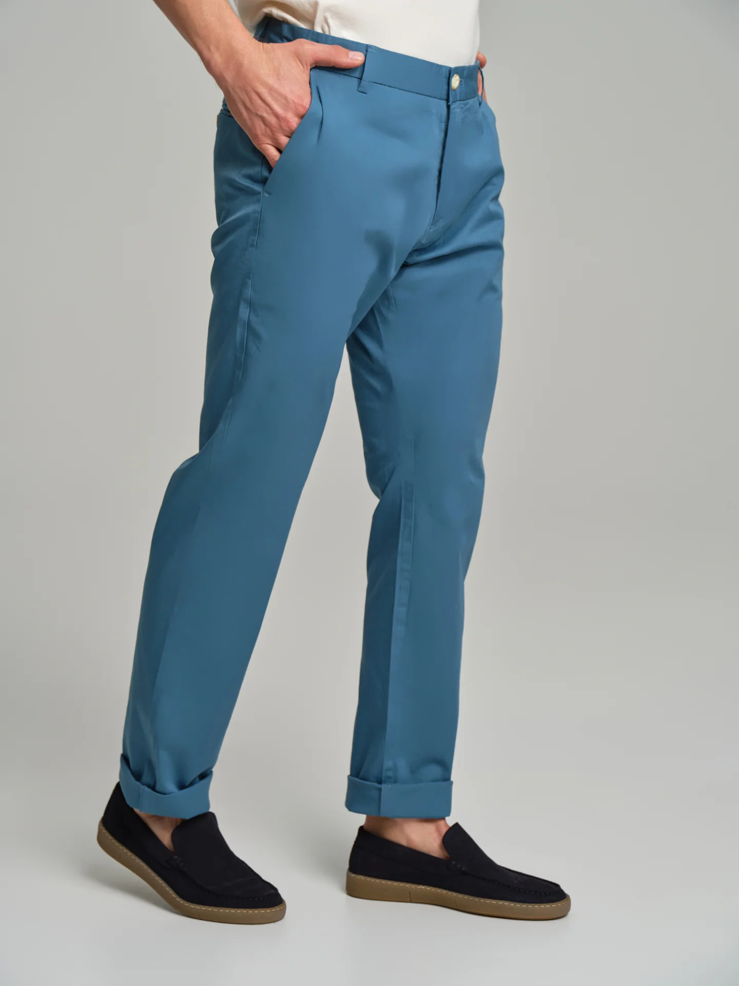 Respekt' Organic Cotton garment dye chino trousers - Image 13