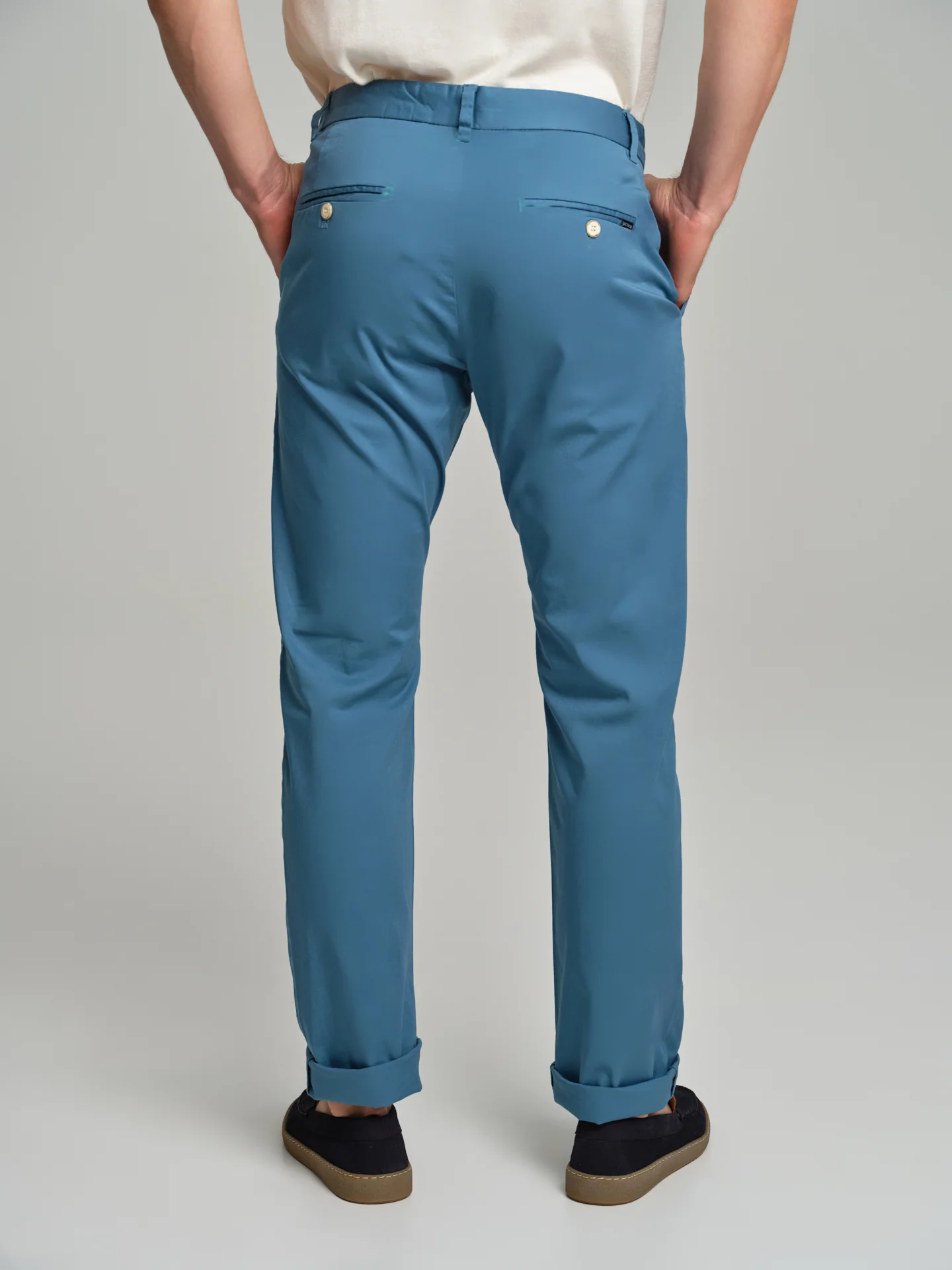 Respekt' Organic Cotton garment dye chino trousers - Image 14