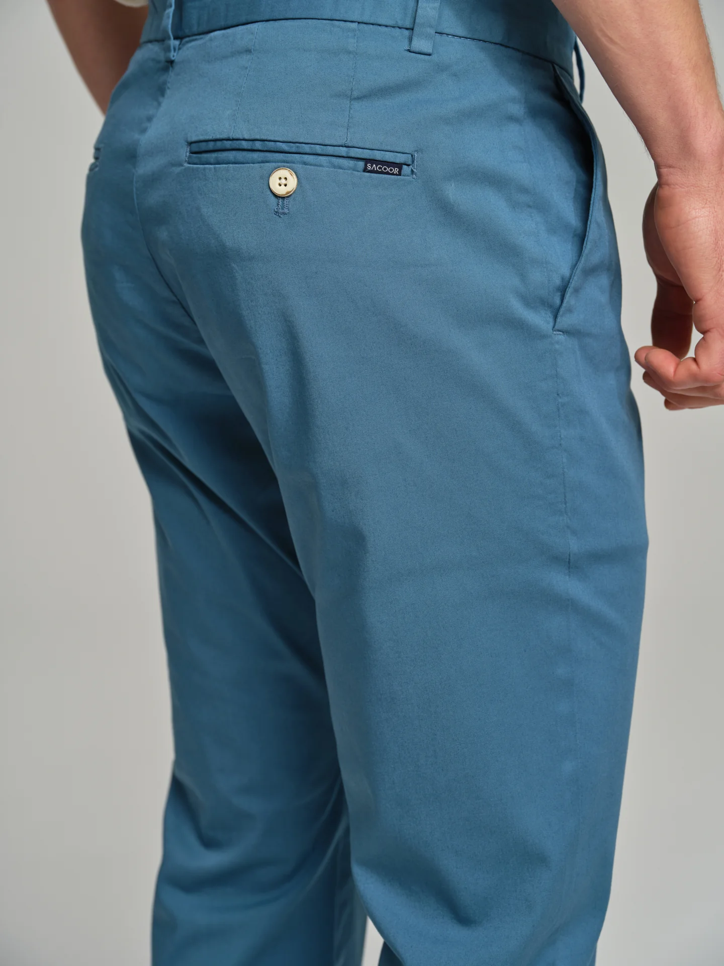 Respekt' Organic Cotton garment dye chino trousers - Image 15