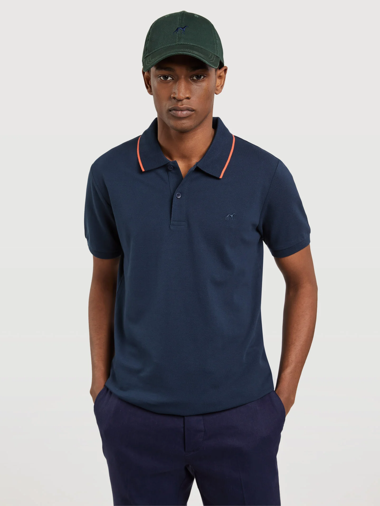Respekt Polo Piqué Shirt With Contrast