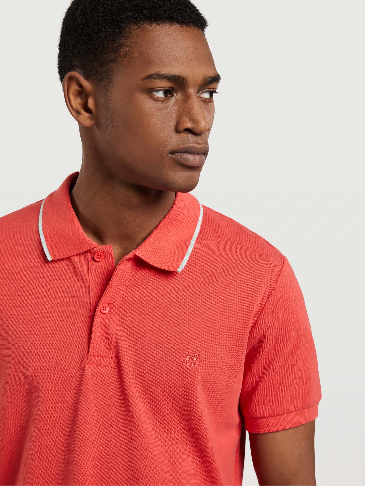 Respekt Polo Piqué Shirt With Contrast - Image 4