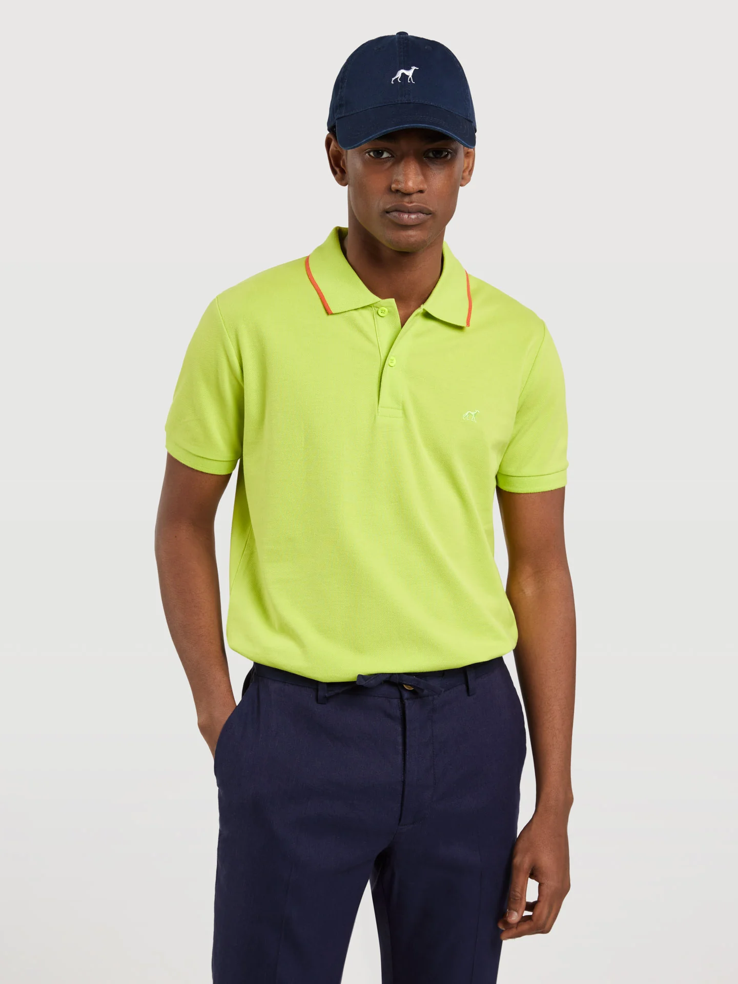 Respekt Polo Piqué Shirt With Contrast - Image 7