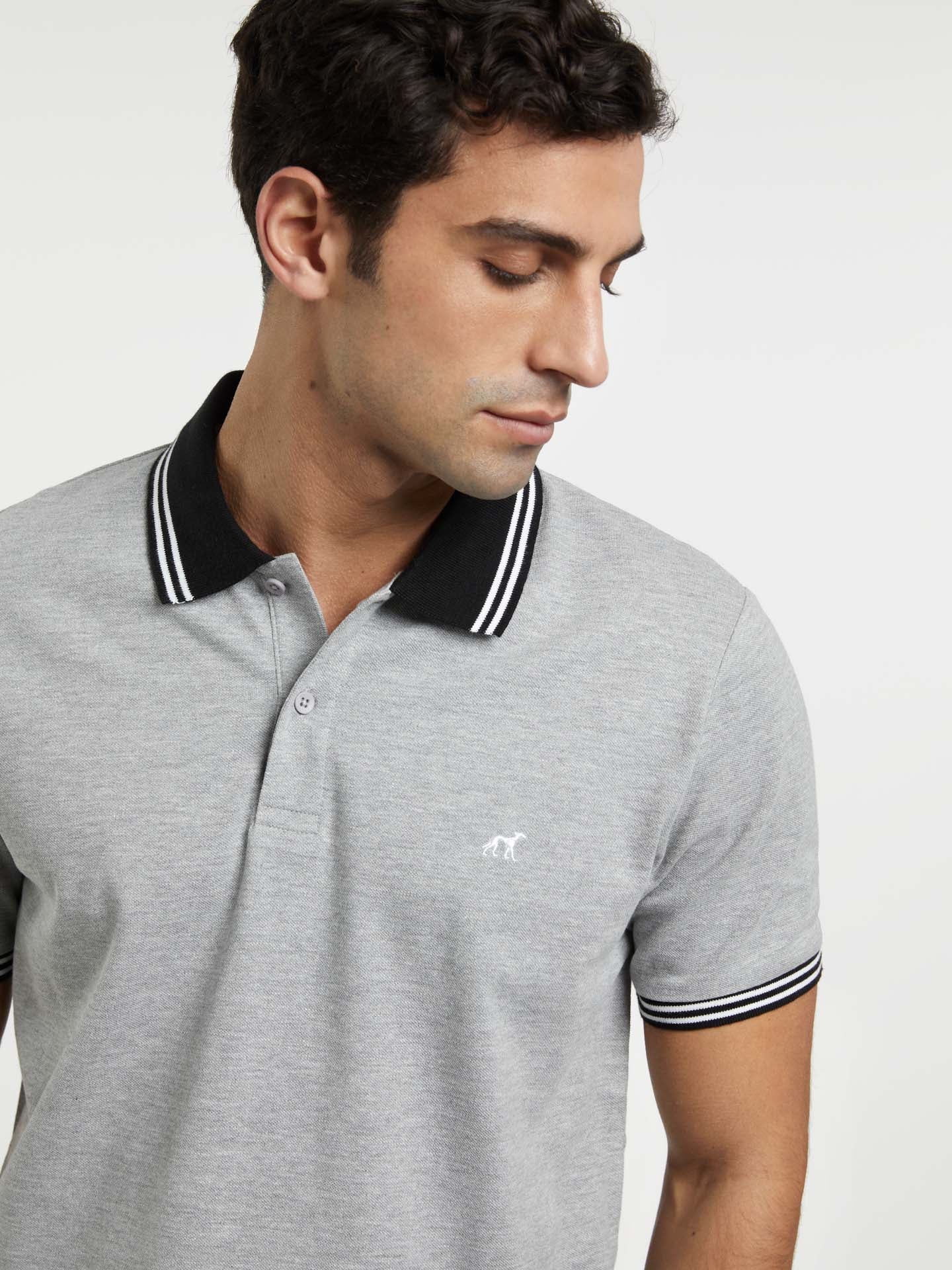 Respekt Polo Piqué Shirt With Contrast Details - Image 11