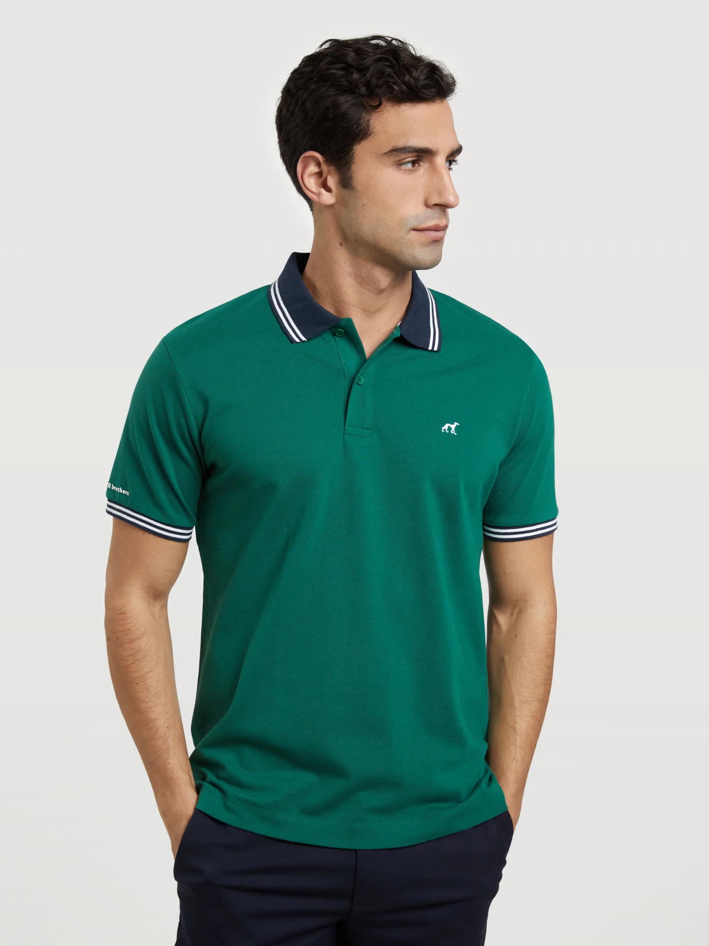 Respekt Polo Piqué Shirt With Contrast Details - Image 7