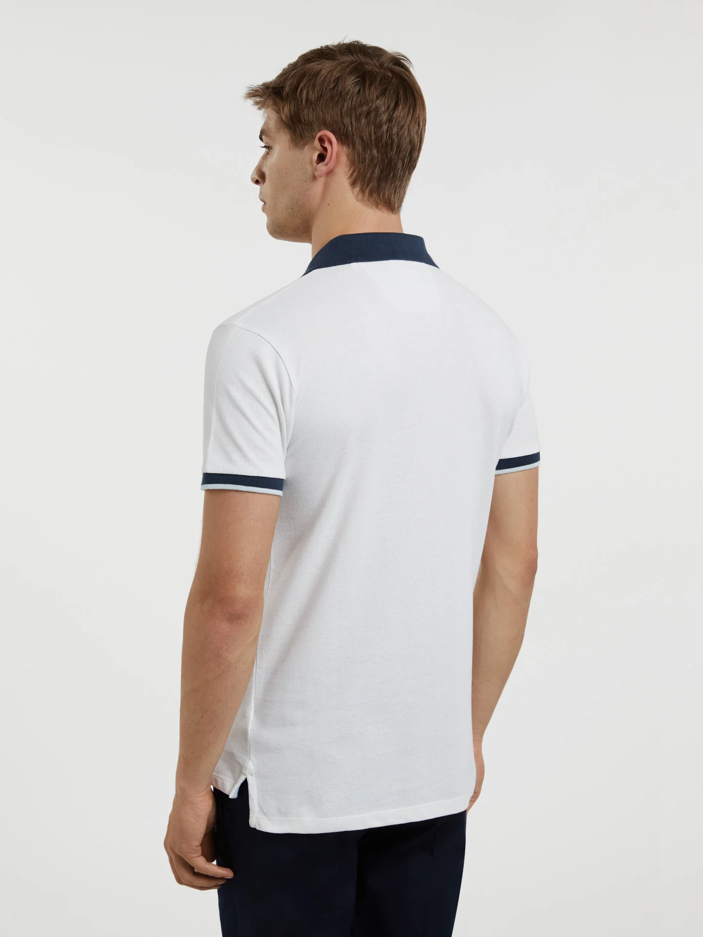 Respekt Polo Piqué Shirt With Contrast Details - Image 11