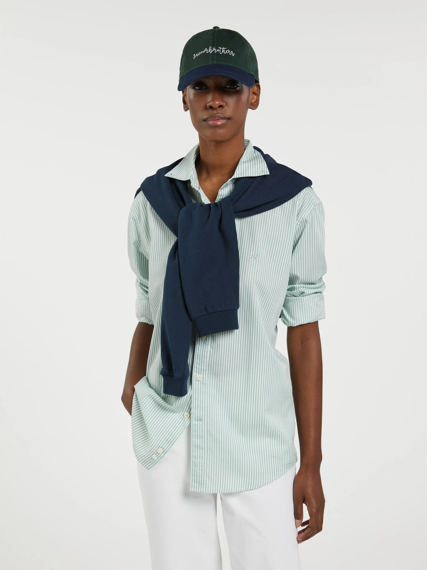 Respekt slim fit striped shirt - Image 4