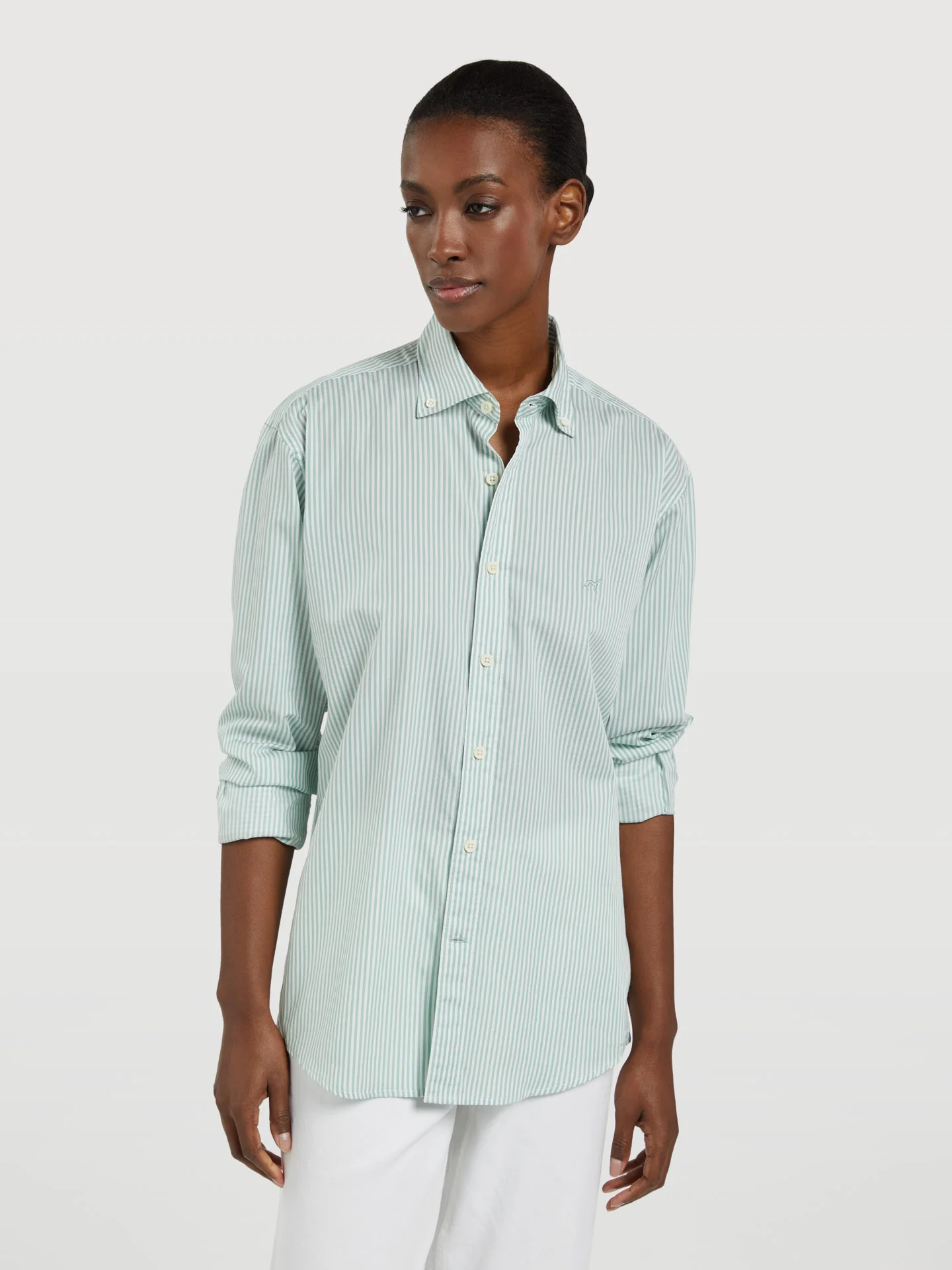 Respekt slim fit striped shirt - Image 6