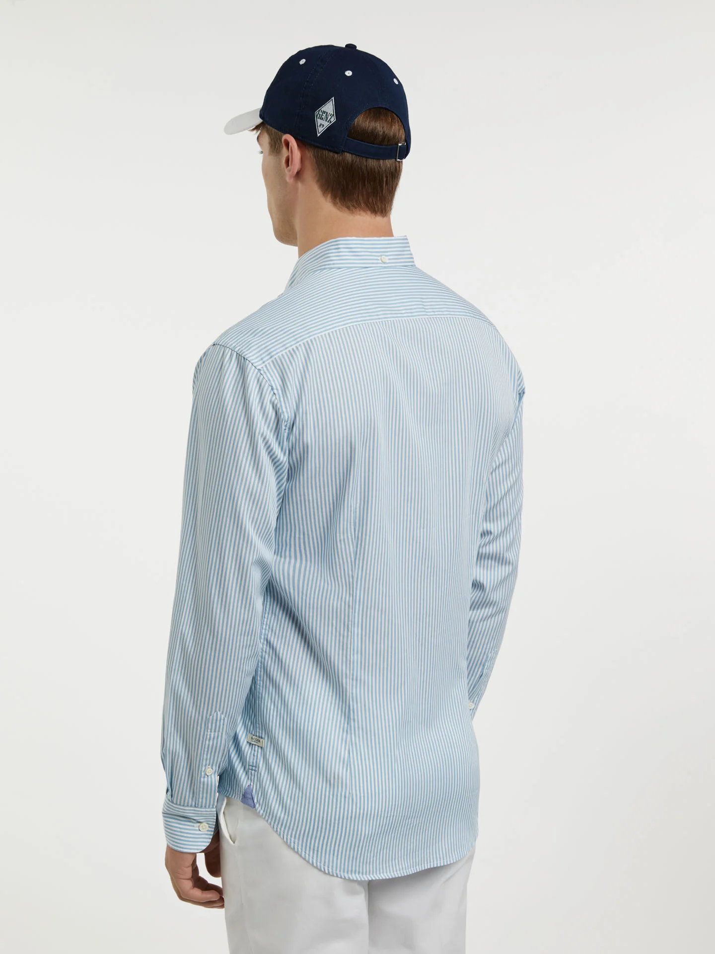 Respekt slim fit striped shirt - Image 3