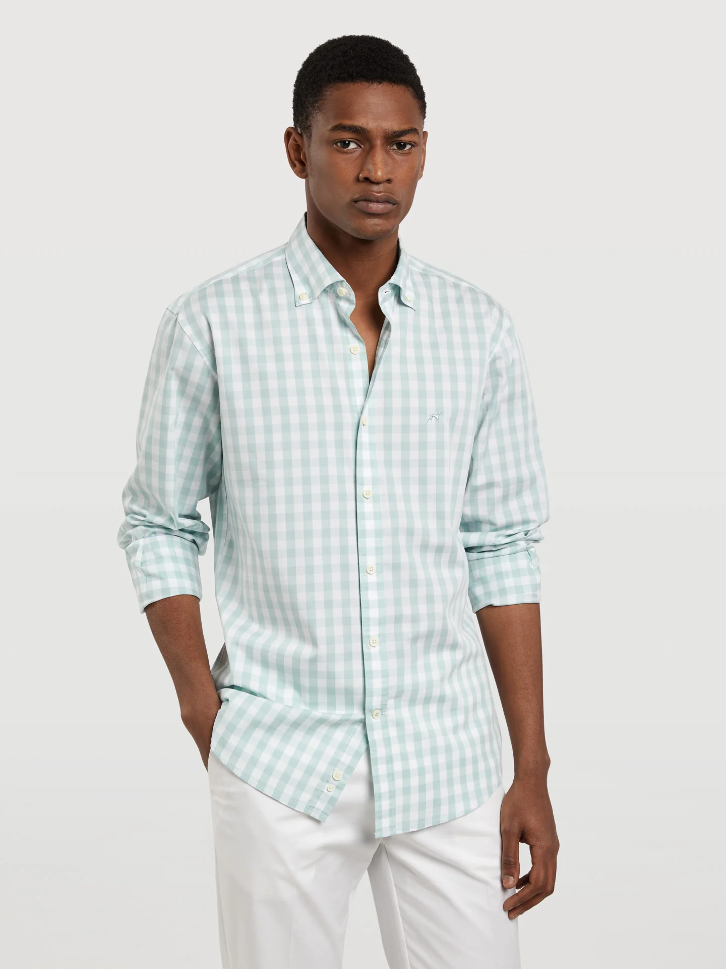 Respekt slim fit striped shirt