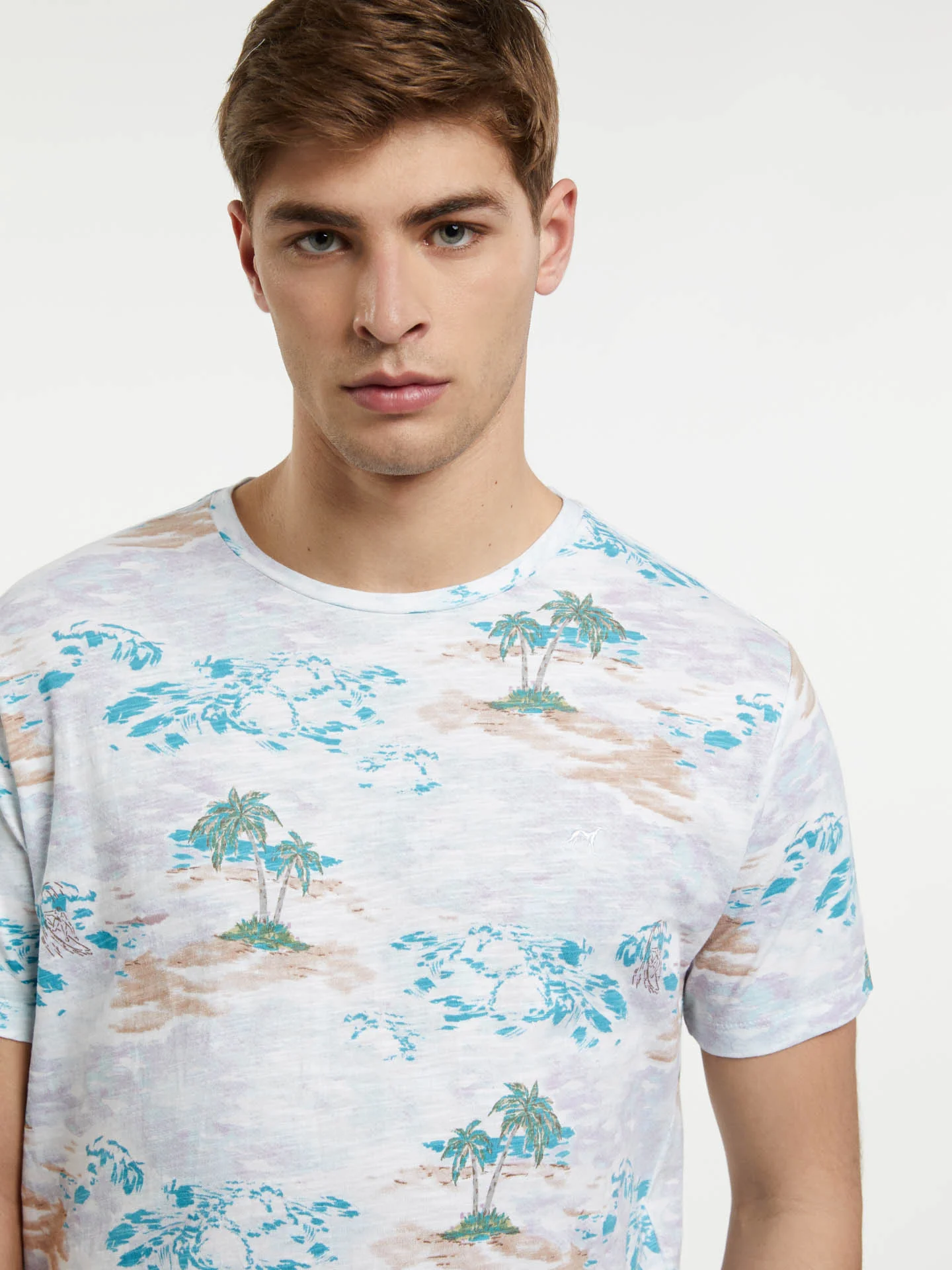 Respekt T-shirt With 'Desert Island' Print - Image 5