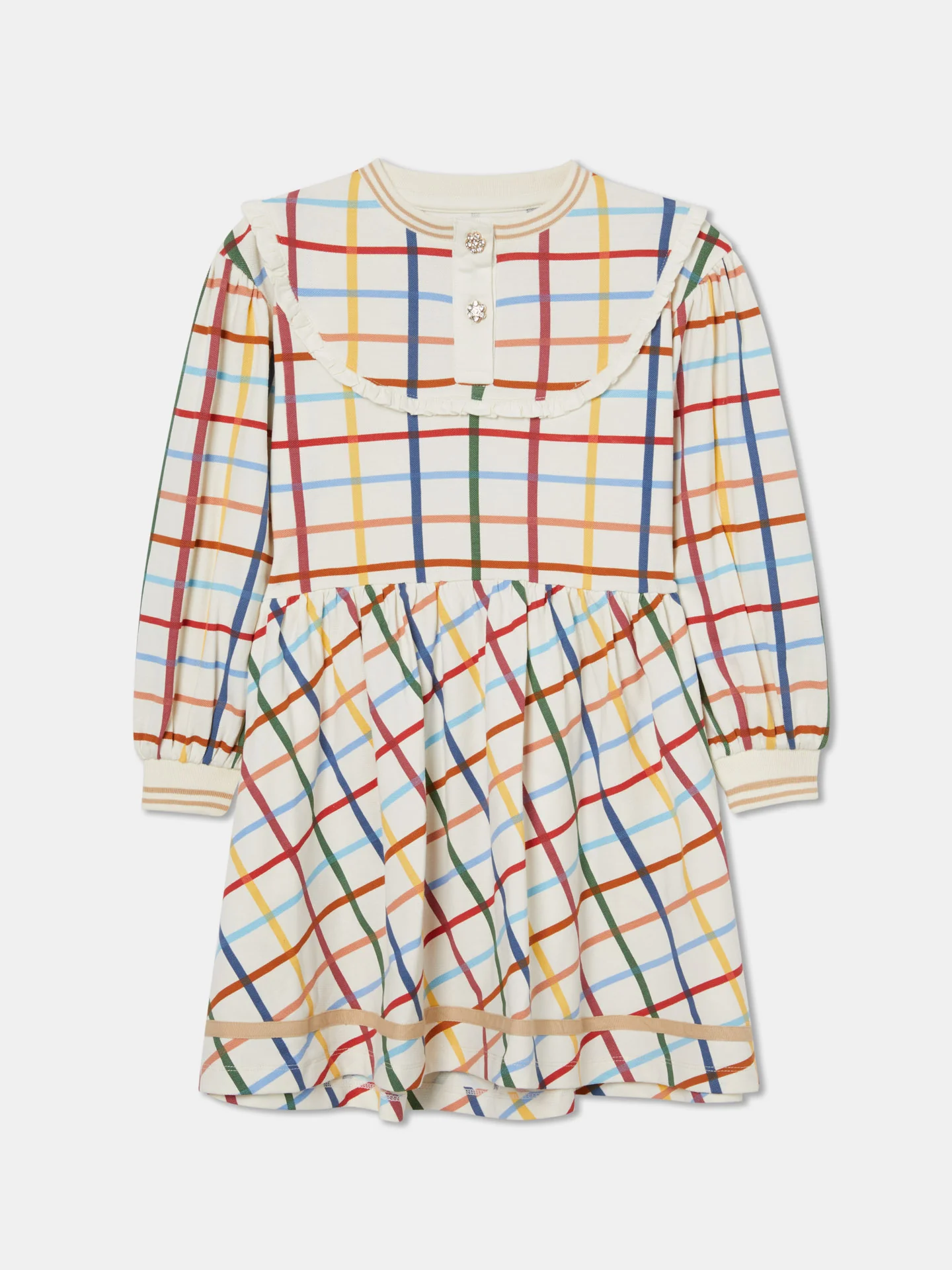 Retro Checks Sweat Dress