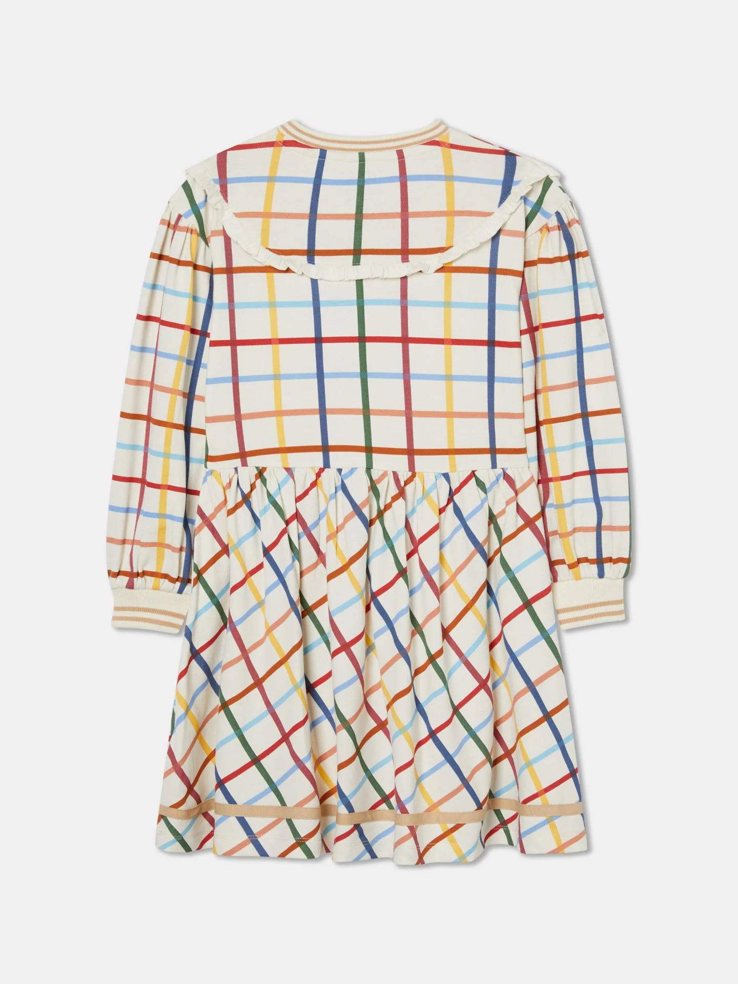Retro Checks Sweat Dress - Image 2