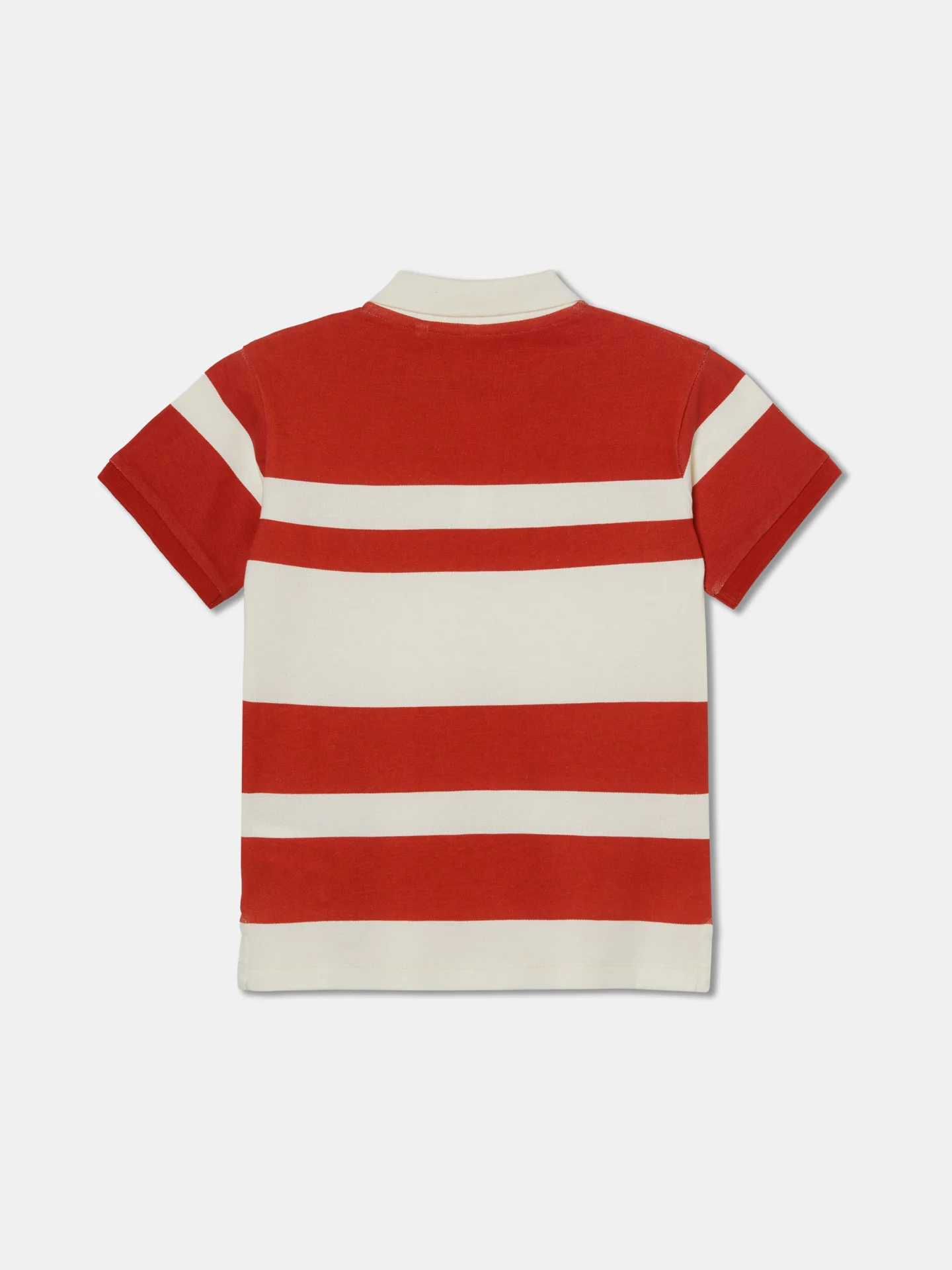 Retro Stripped Polo Shirt - Image 4