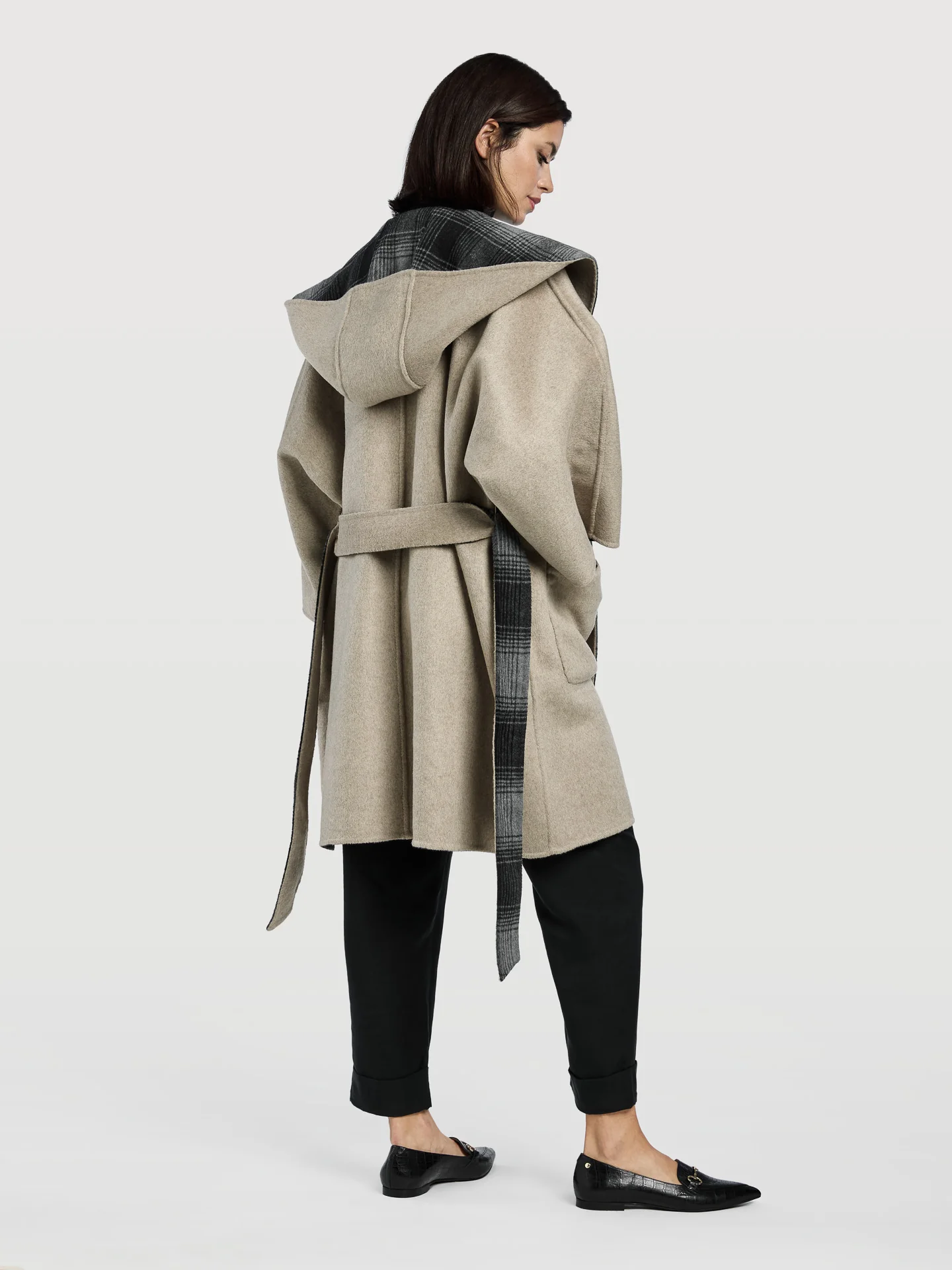 Reversible Hooded Cape - Image 5