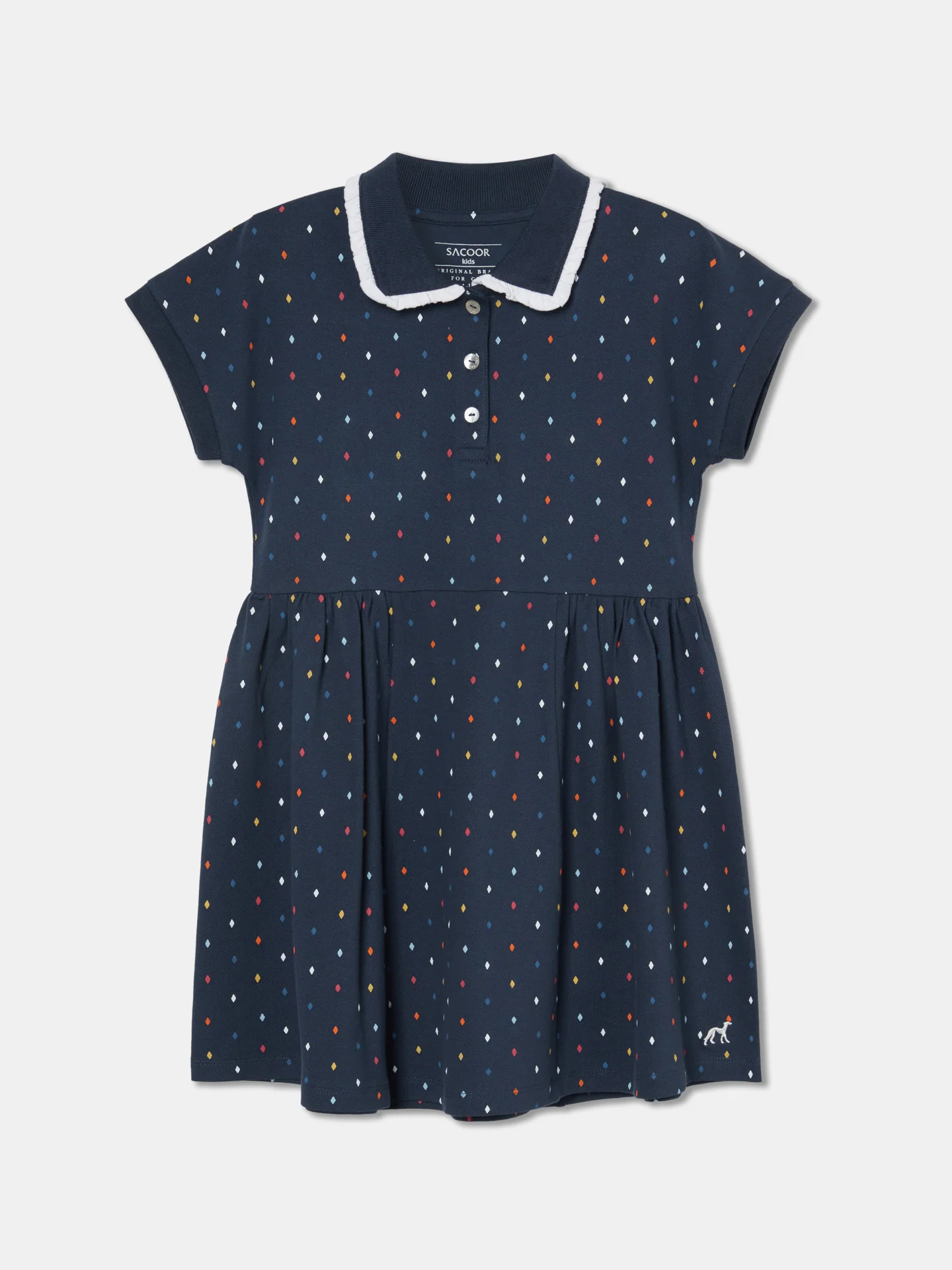 Sacoor Diamonds Piquet Dress