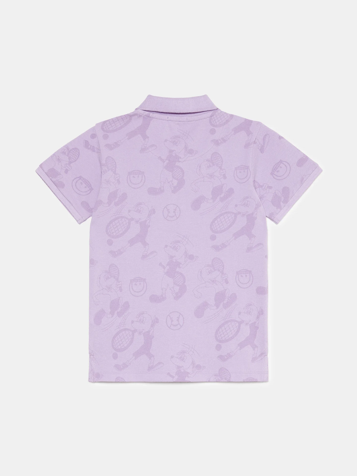 Sacoor Greig Tennis Print Polo Shirt - Image 5