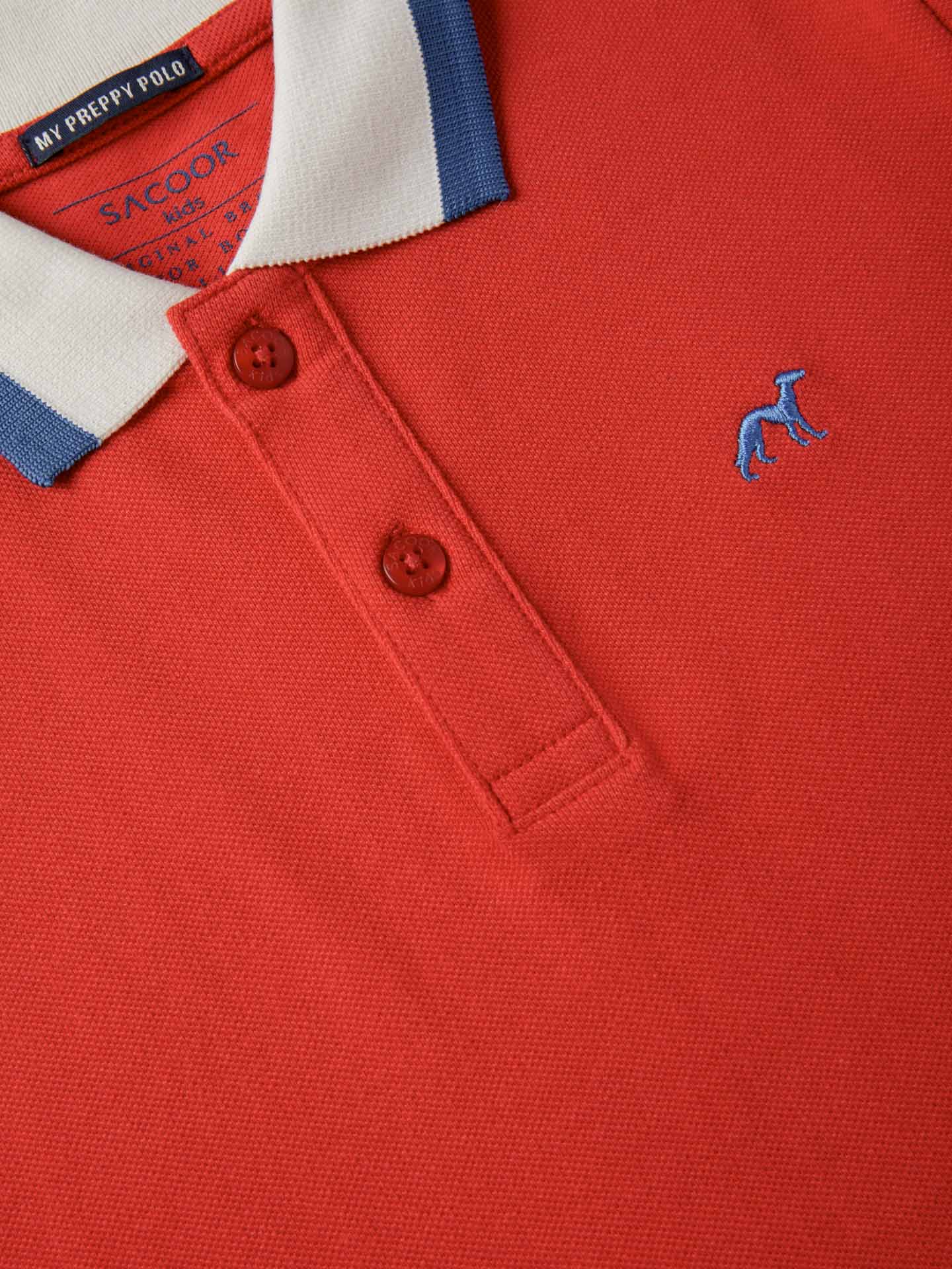 Sacoor Polo Shirt With Contrast Ribs - Image 12