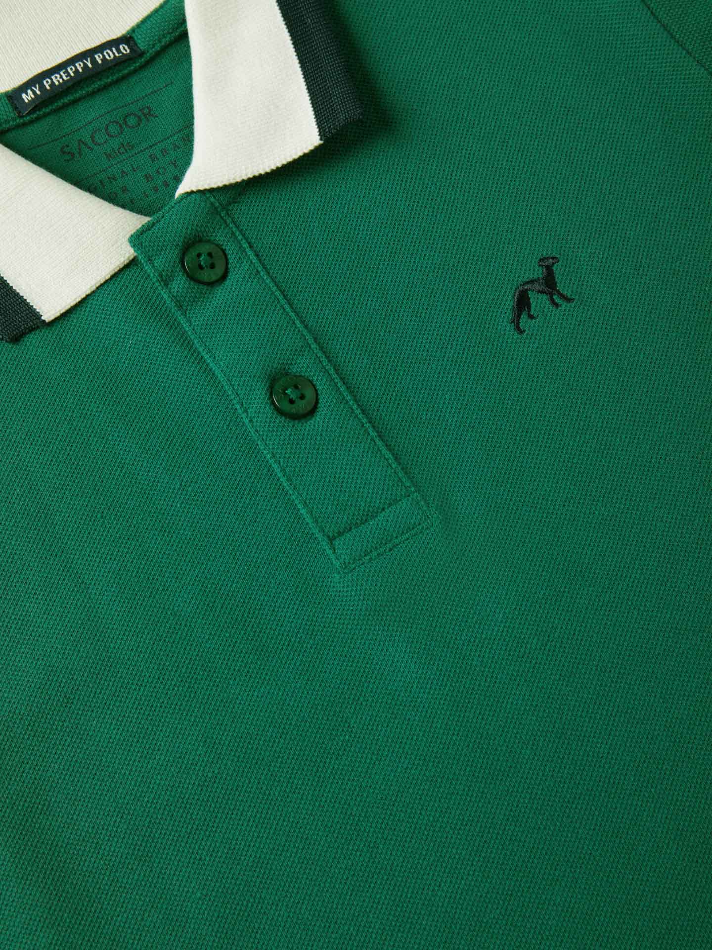 Sacoor Polo Shirt With Contrast Ribs - Image 3