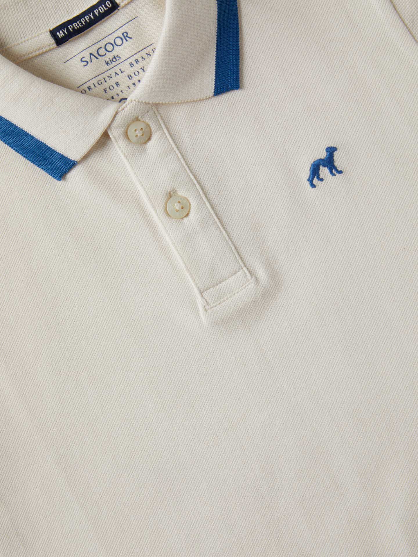 Sacoor Polo Shirt With Contrast Ribs - Image 6
