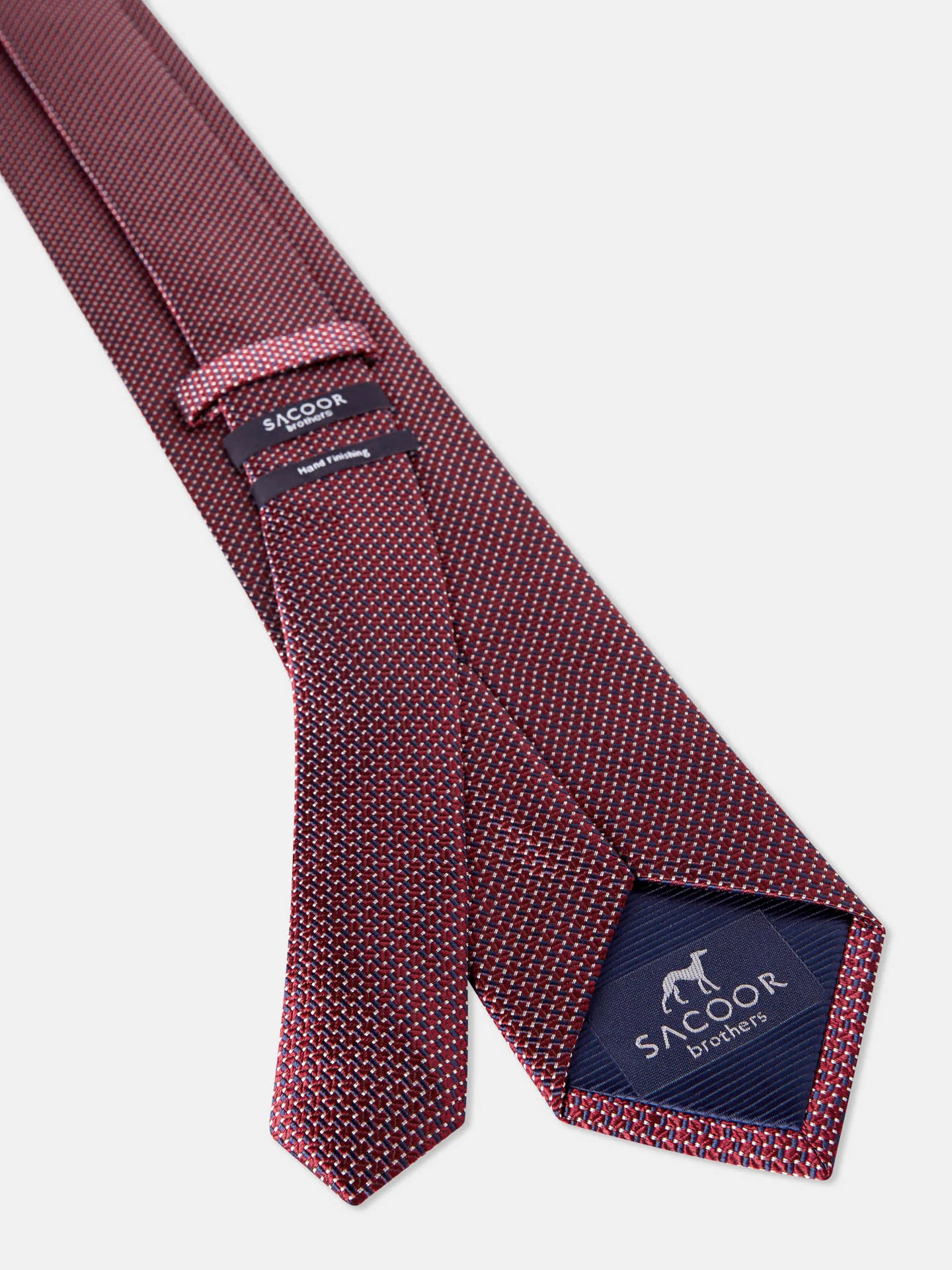Semi Plain Tie 100% Silk 7,5cm - Image 14
