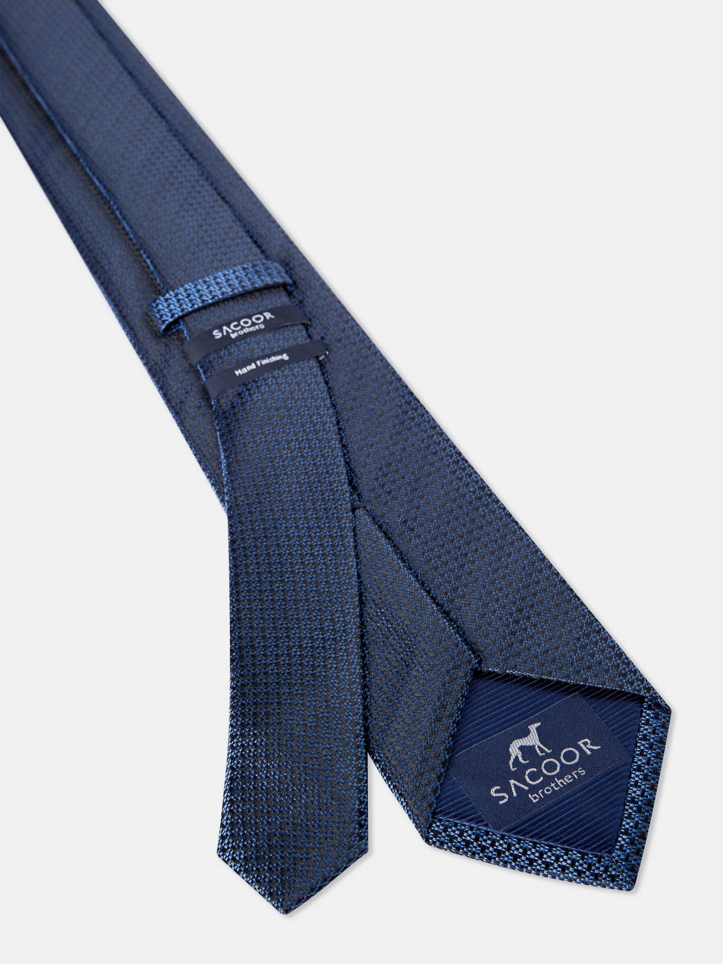 Semi Plain Tie 100% Silk 7,5cm - Image 10