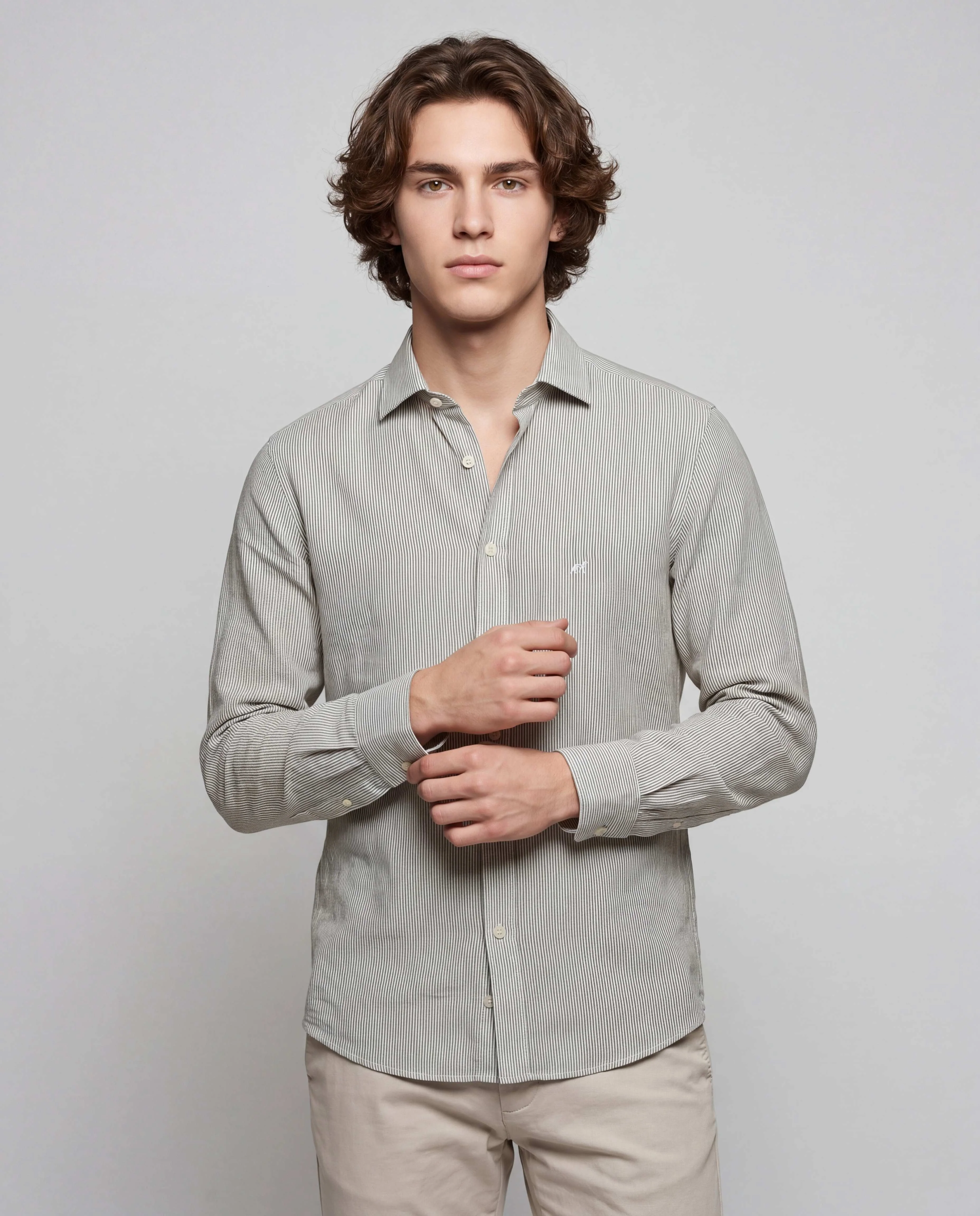 Shirt Casual Man Sport (Slim)