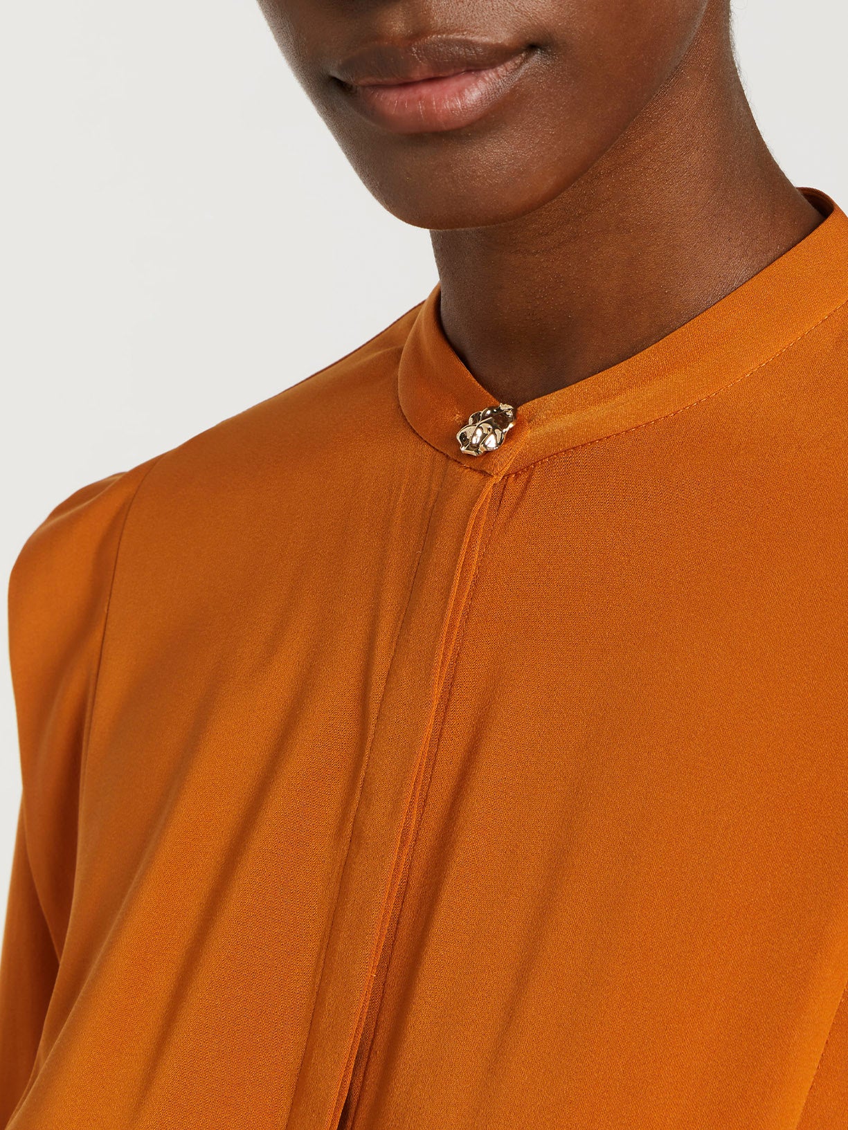 Shirt dress with elastic waistband - Image 3