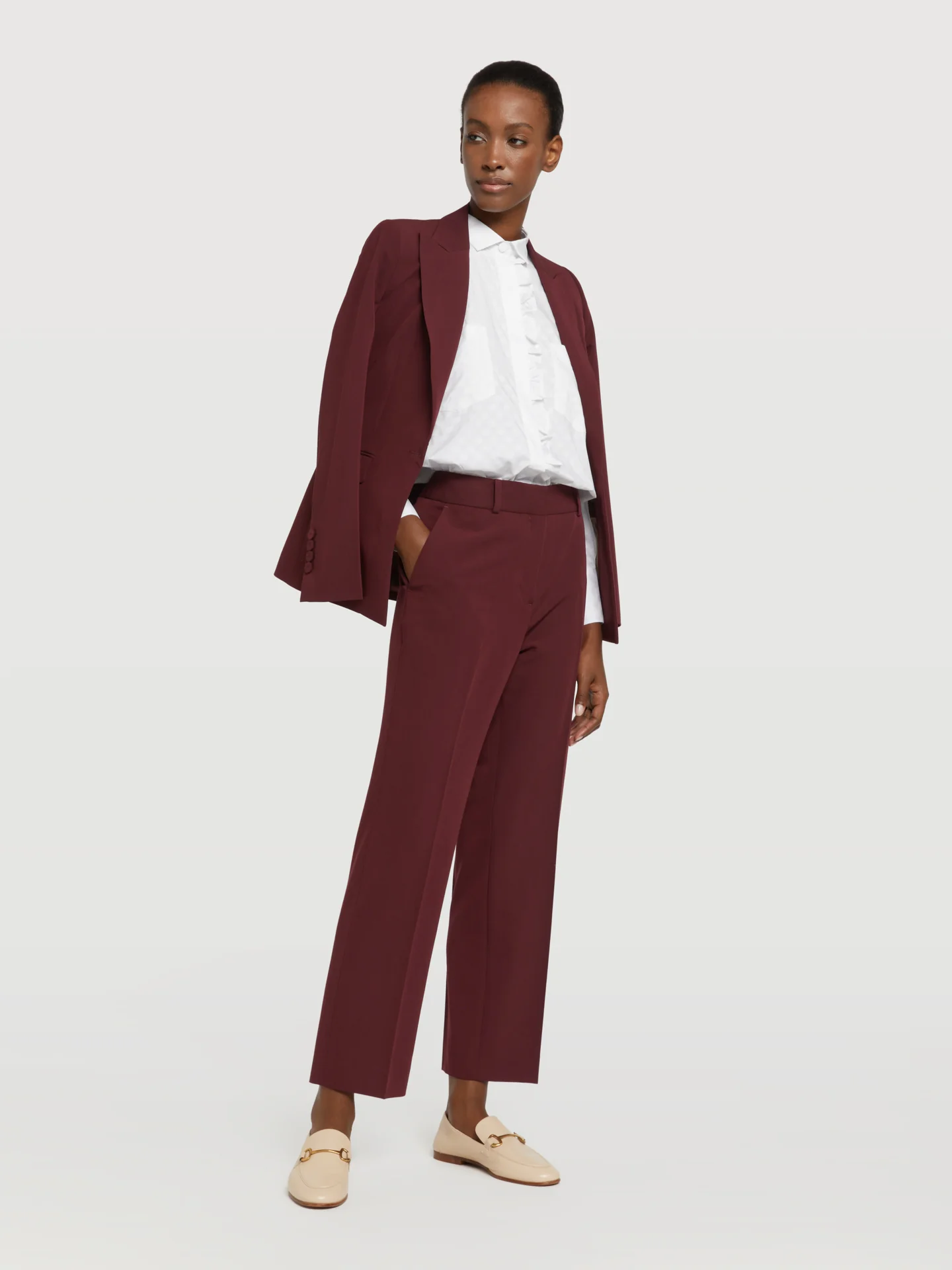 Shirt with fabric frill detail - Image 2