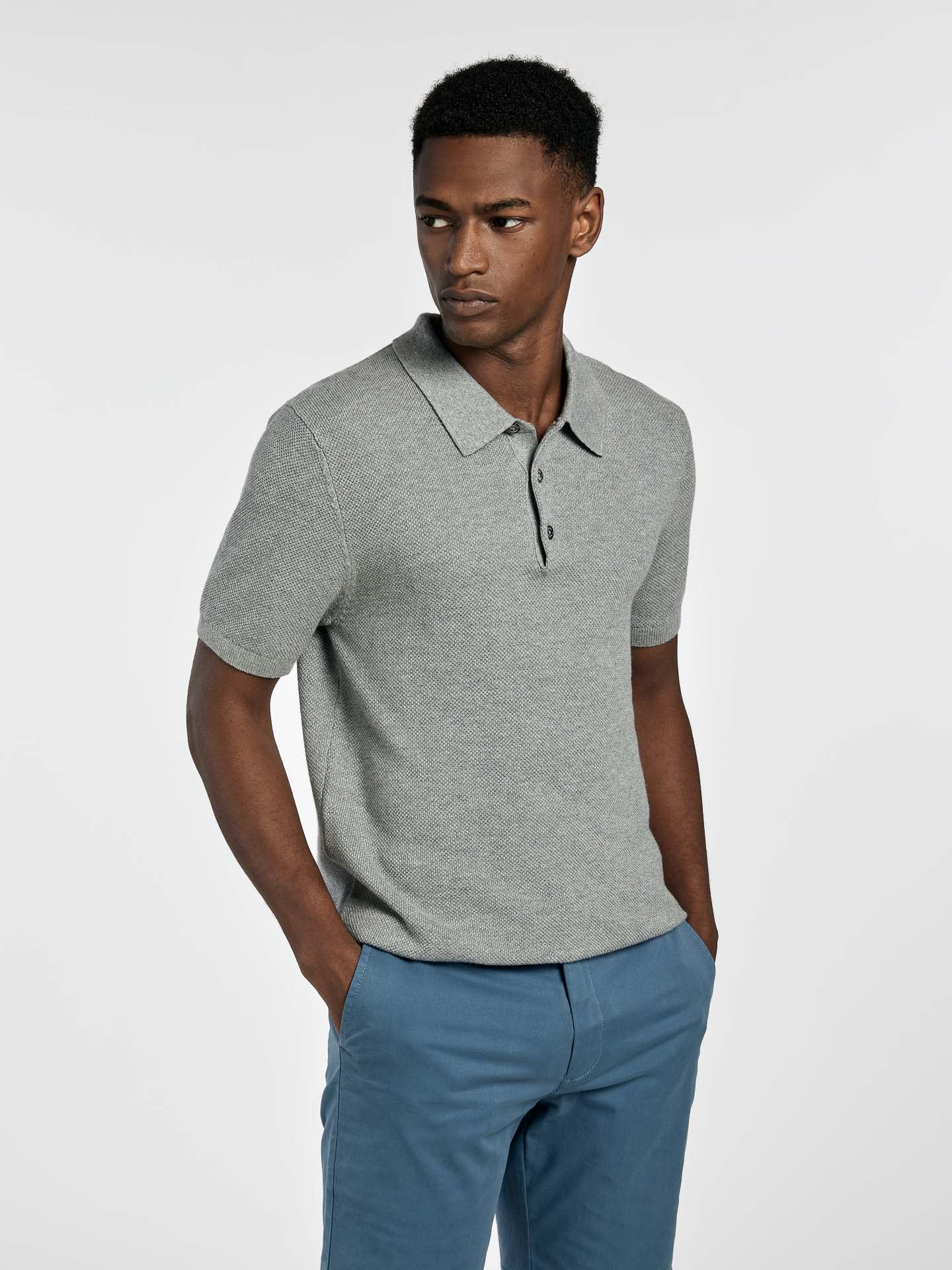 Short sleeve polo sweater - Image 4