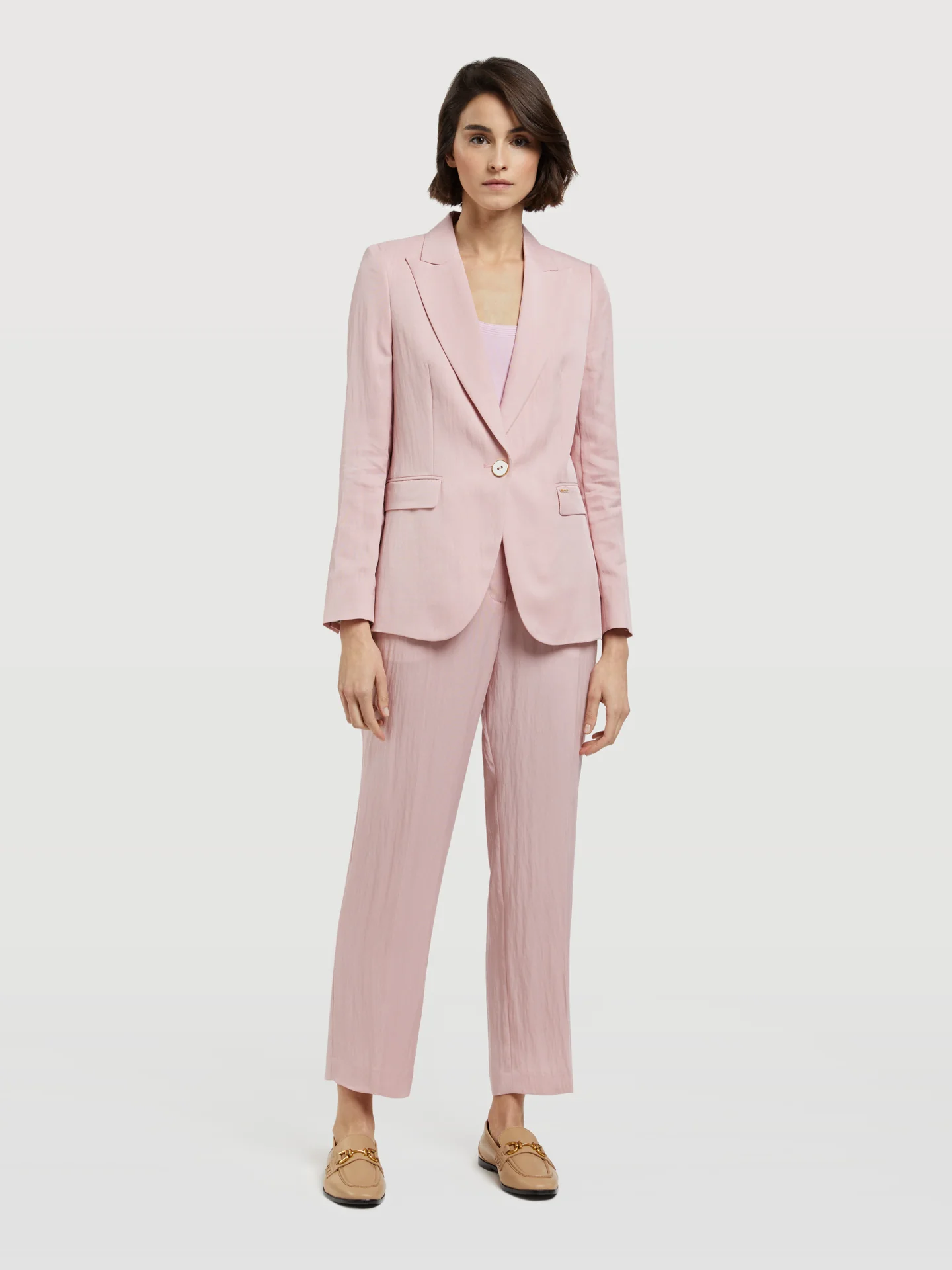 Single-Breasted Suit Blazer - Image 2