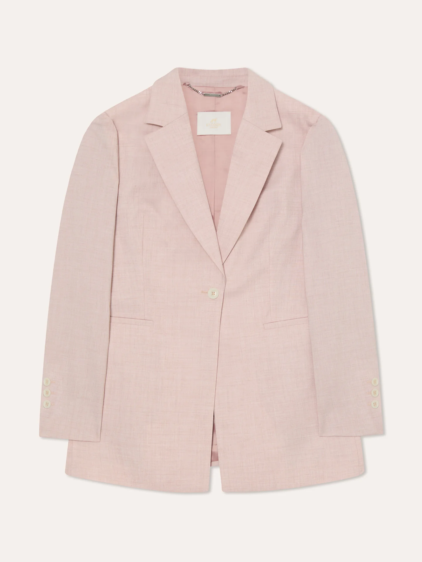 Single-Breasted Suit Blazer In Viscose Blend - Image 5