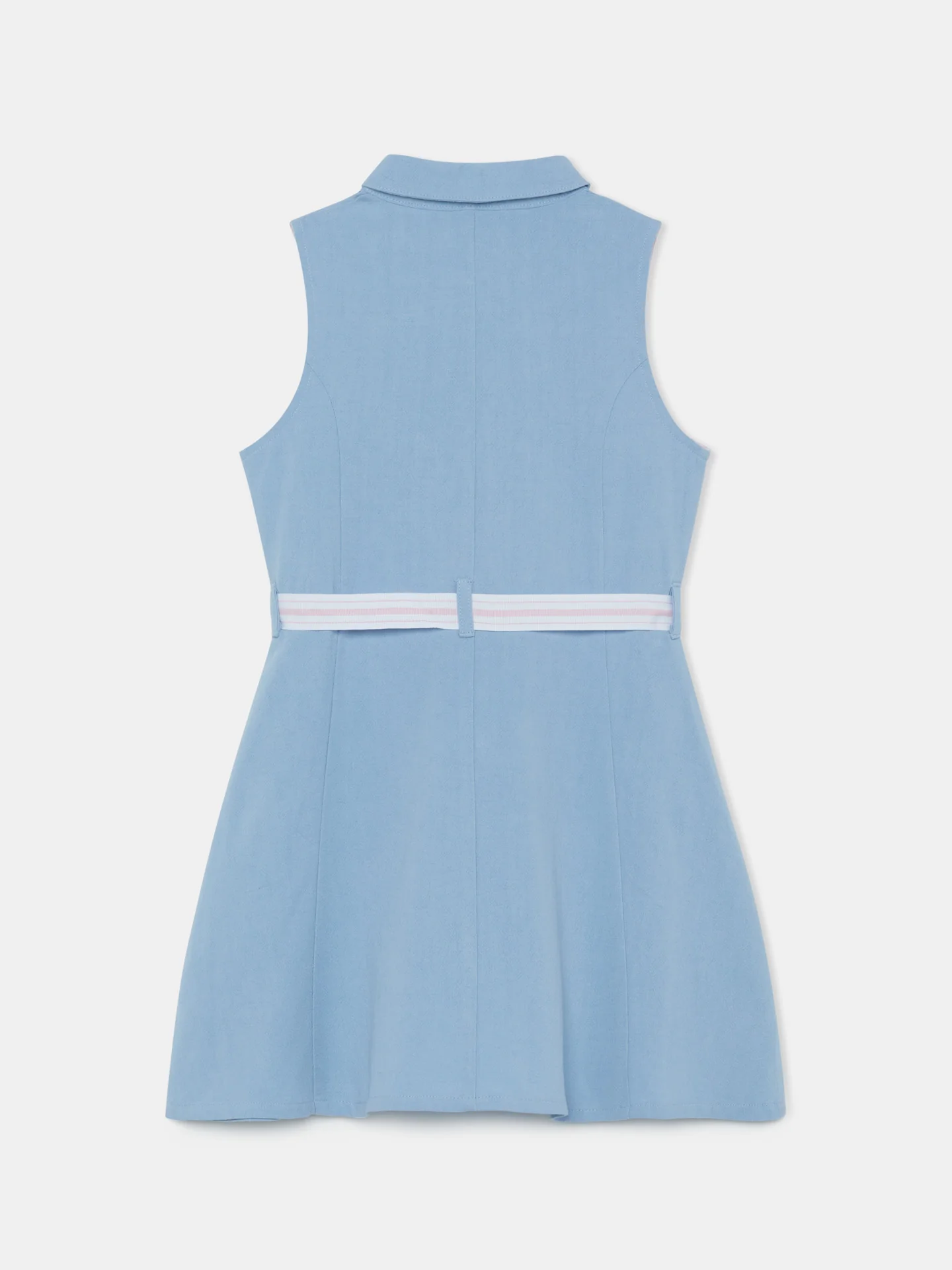 Sleeveless Belt Dress - Image 2