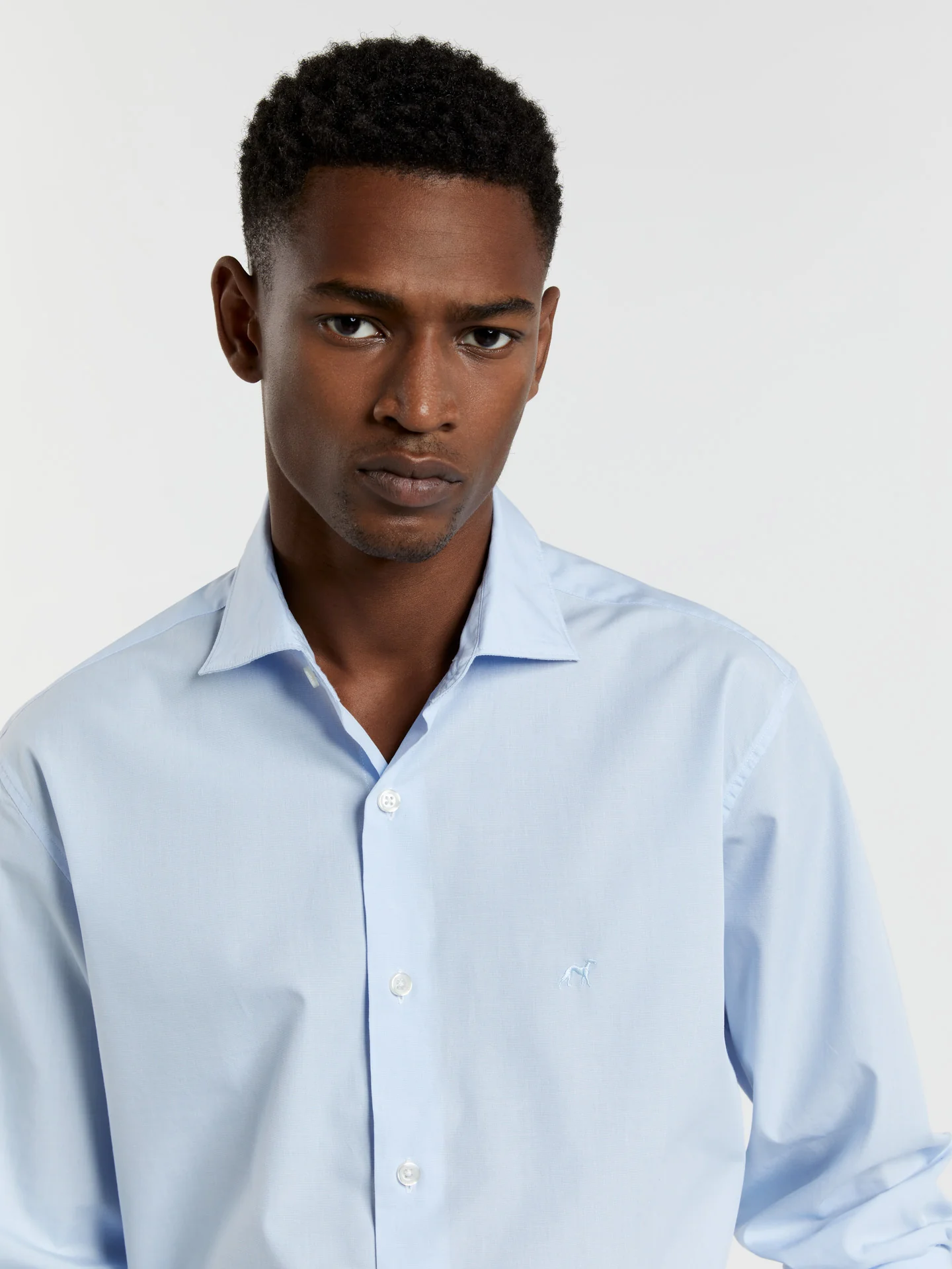 Slim fit 100% bci cotton fil-à-fil shirt - Image 3