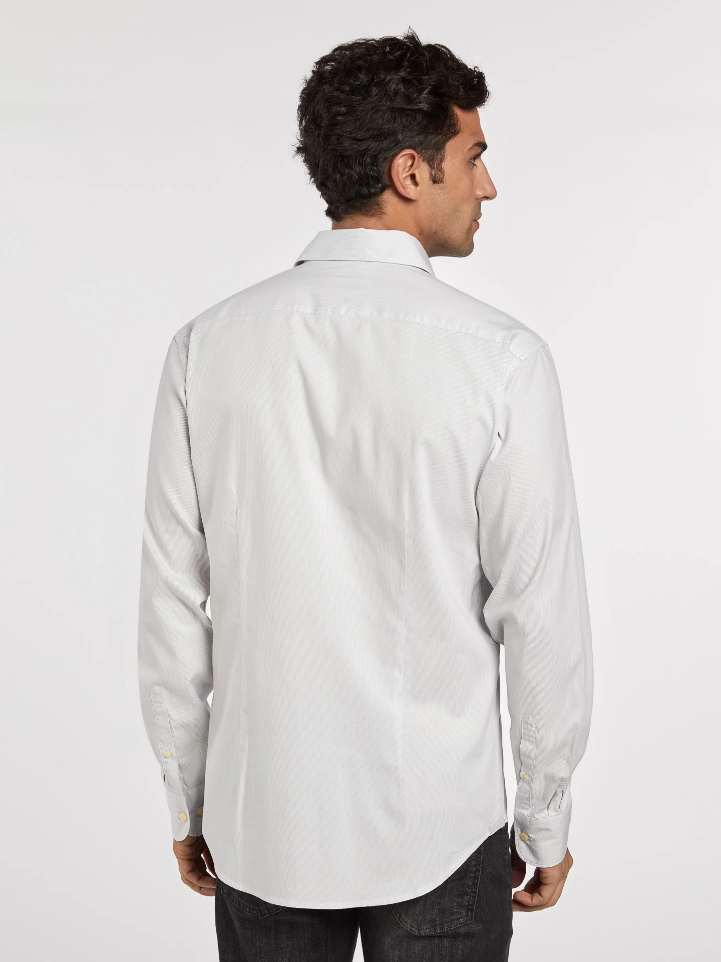 Slim fit 100% bci cotton striped oxford shirt - Image 4