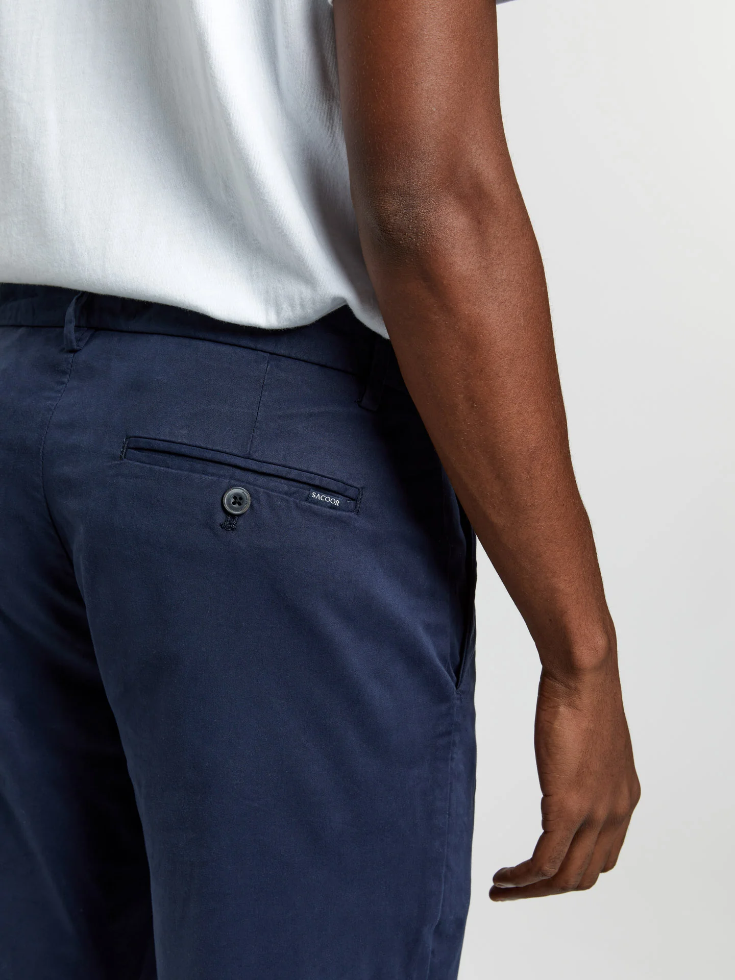 Slim fit basic chino trousers - Image 10