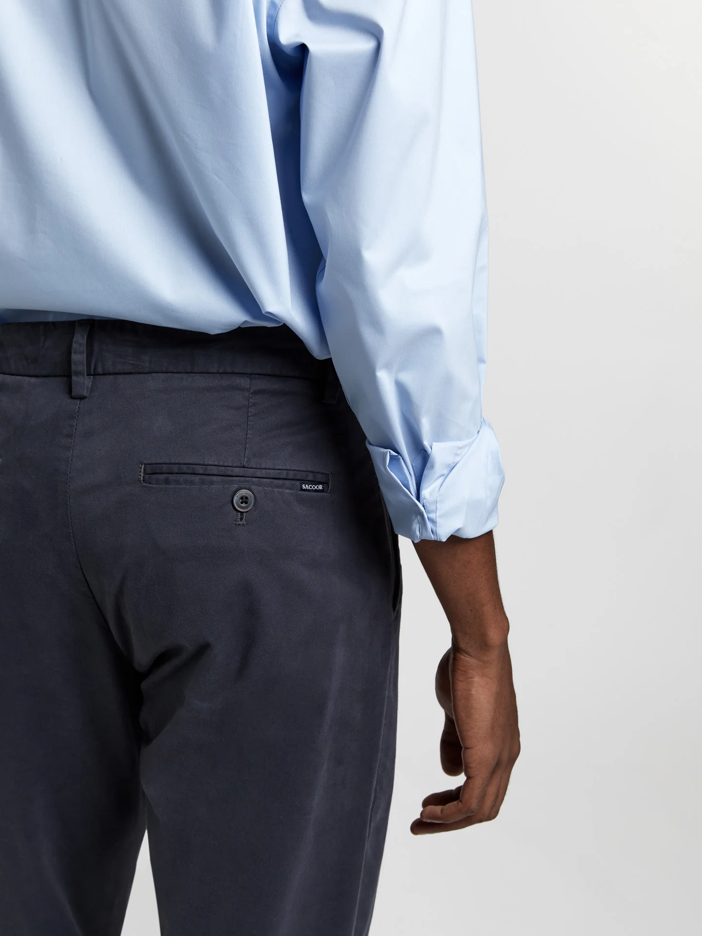 Slim fit basic chino trousers - Image 14