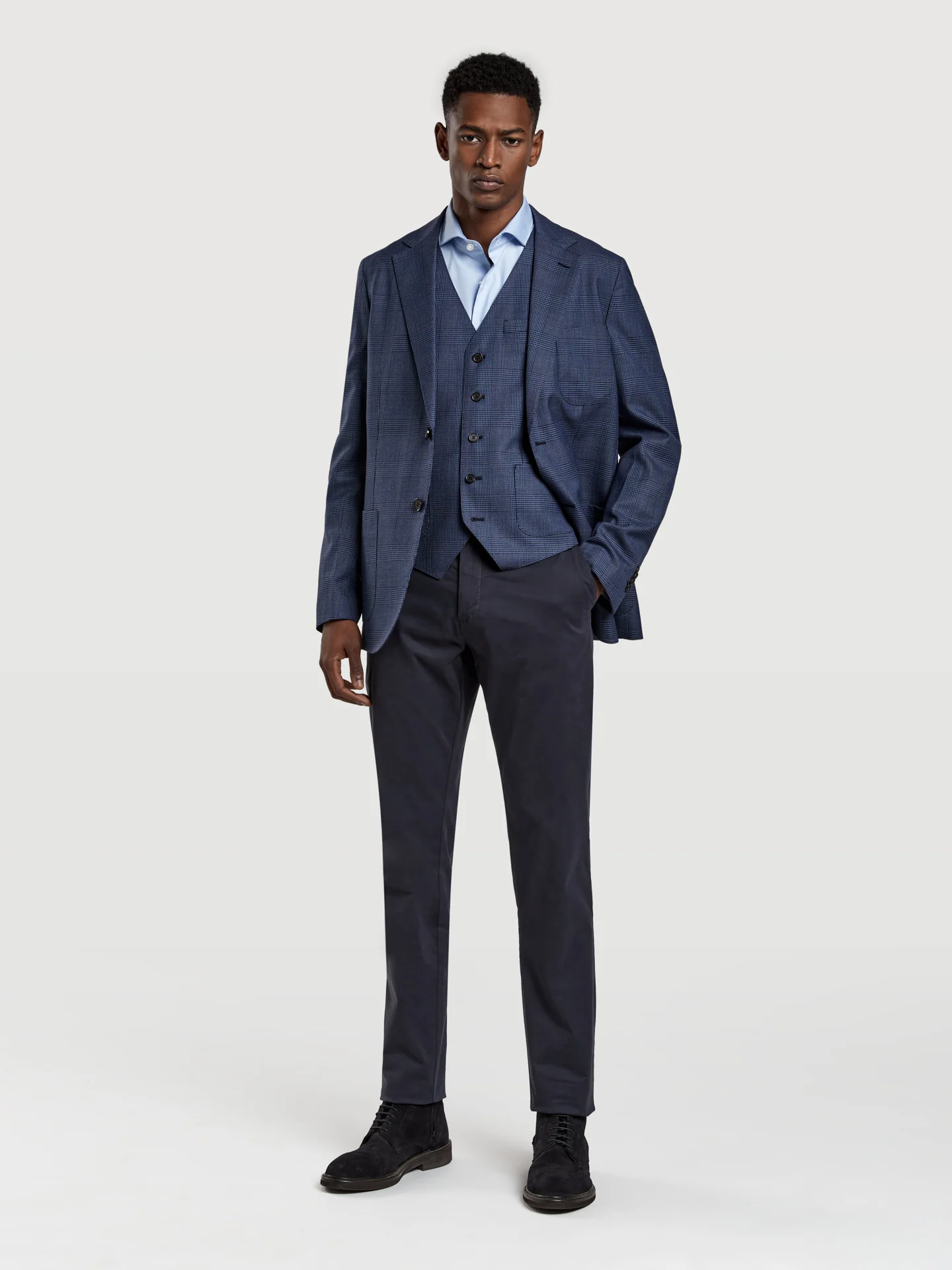 Slim fit basic chino trousers - Image 15