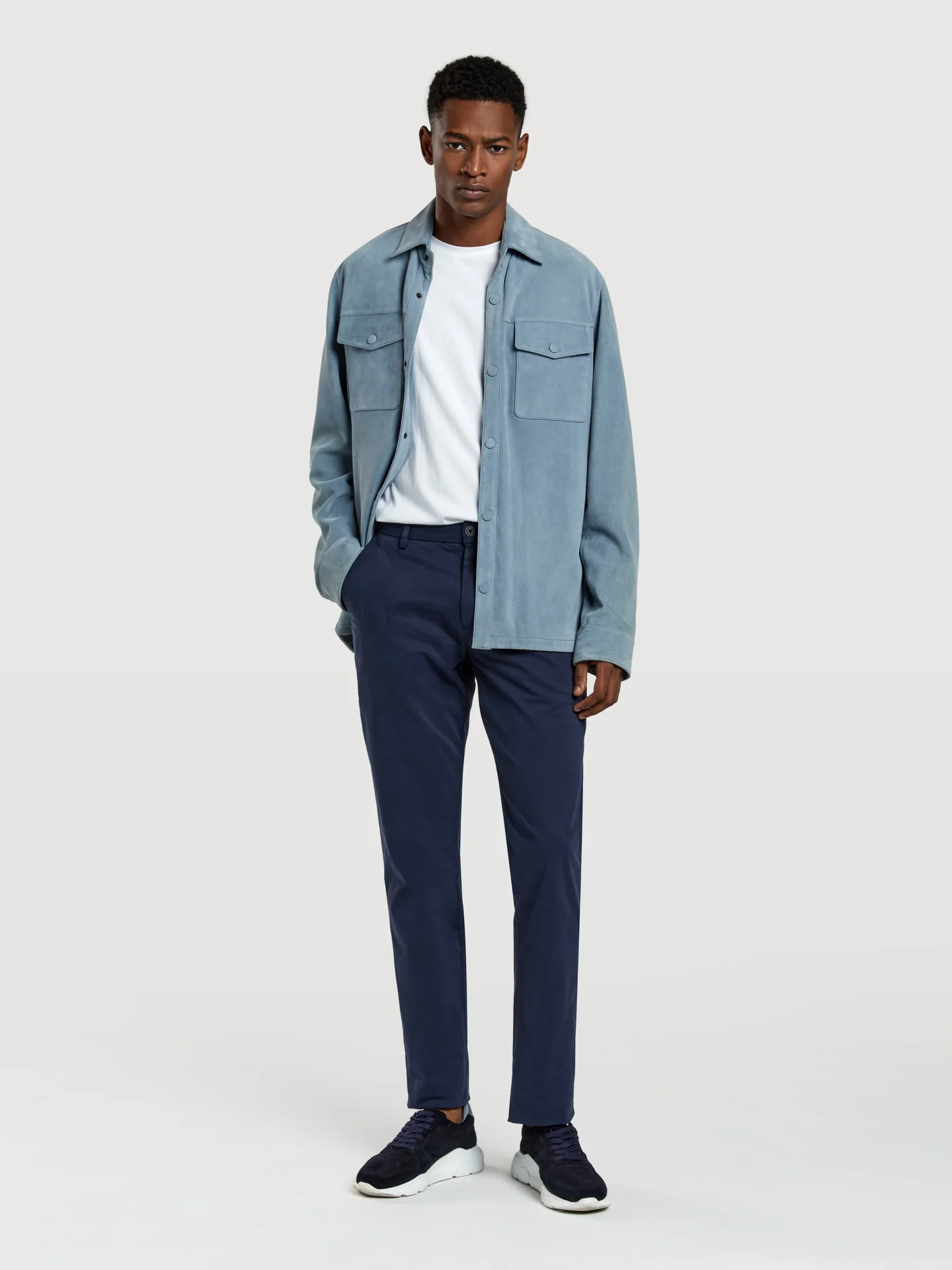 Slim fit basic chino trousers - Image 8