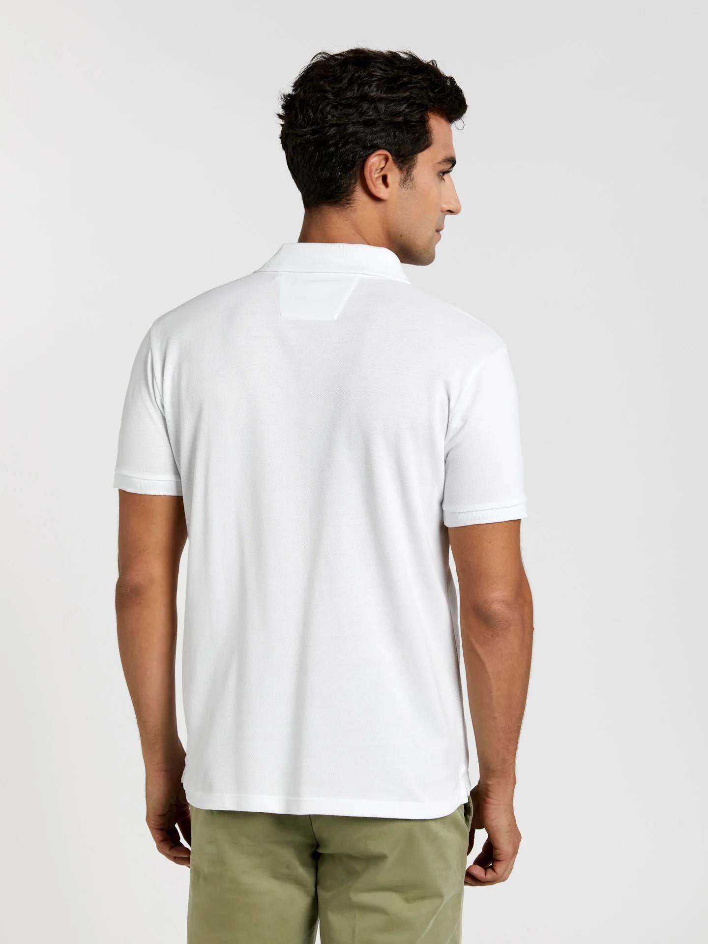 Slim fit basic piqué polo shirt - Image 50